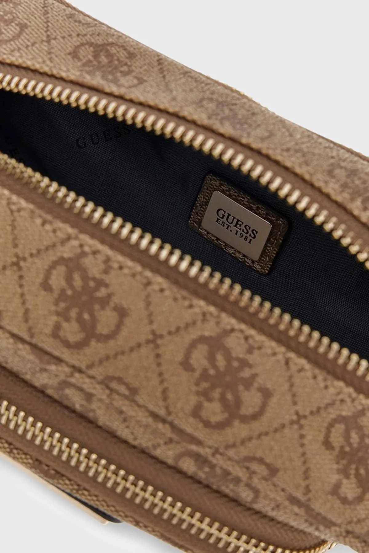 Guess Latona Logolu Çıkarılabilir Askılı TWHB9211080 Kadın Bel Çantası TWHB92 11080 LTL Kahve - 4