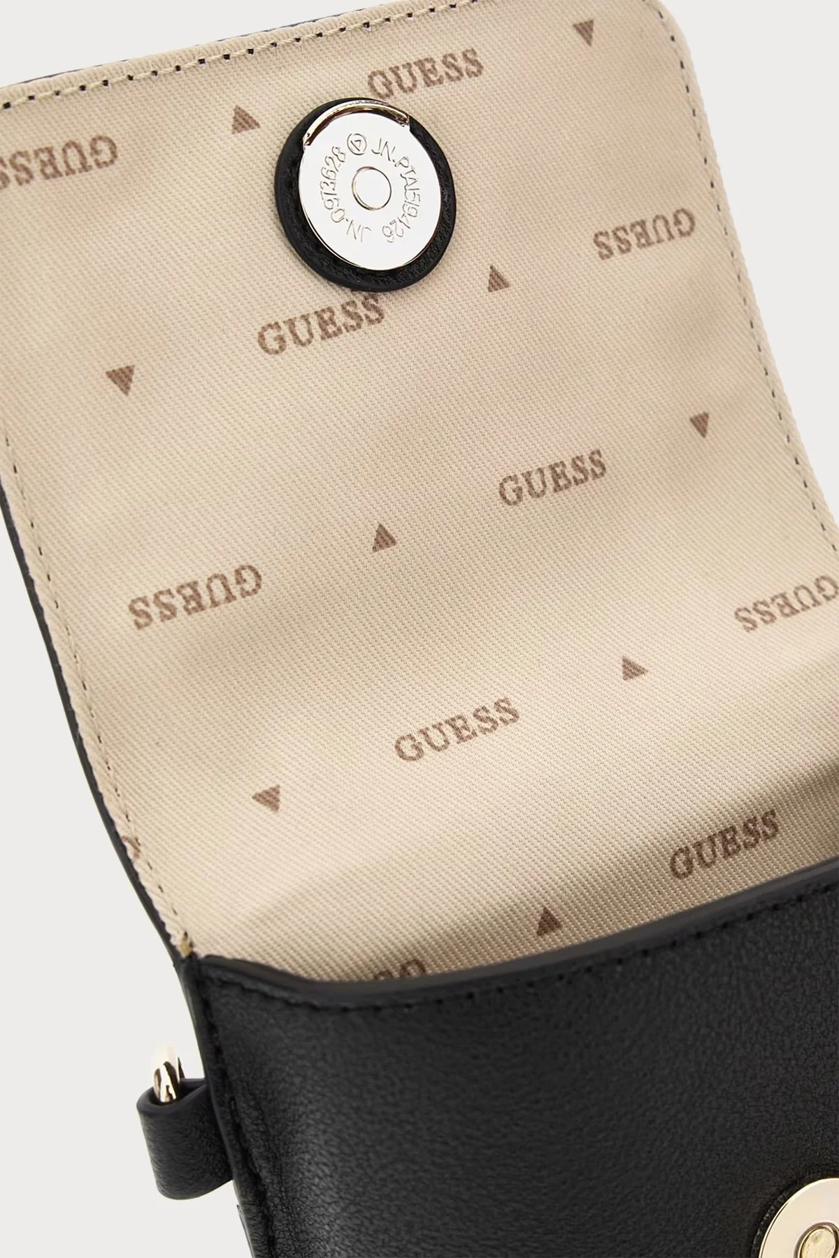 Guess Latona Logolu Mini Cüzdanlı HWBG9211810BLA Bayan Telefon Çantası HWBG9211810 BLA SİYAH - 3