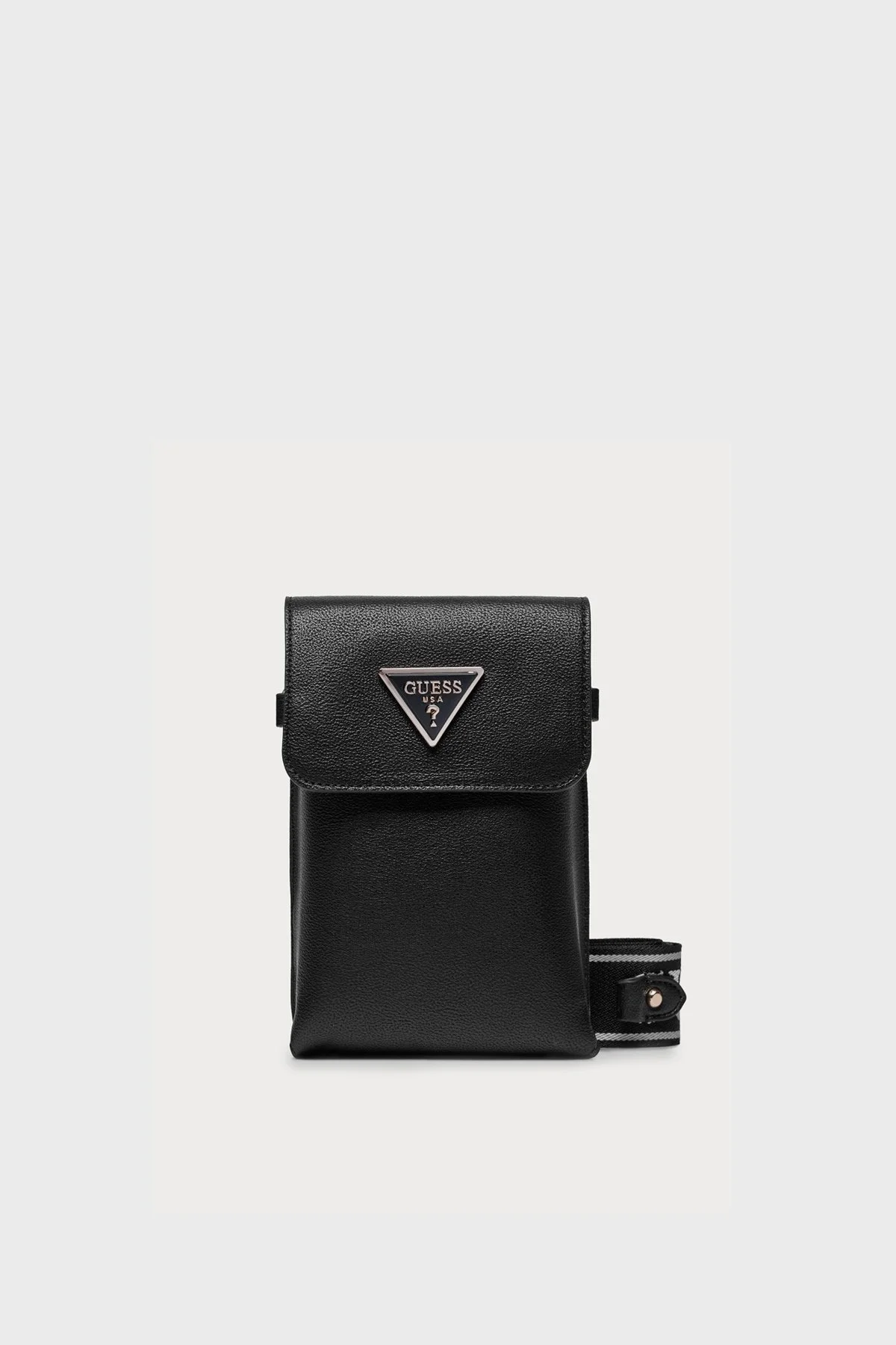 Guess Latona Logolu Mini Cüzdanlı HWBG9211810BLA Bayan Telefon Çantası HWBG9211810 BLA SİYAH - 6