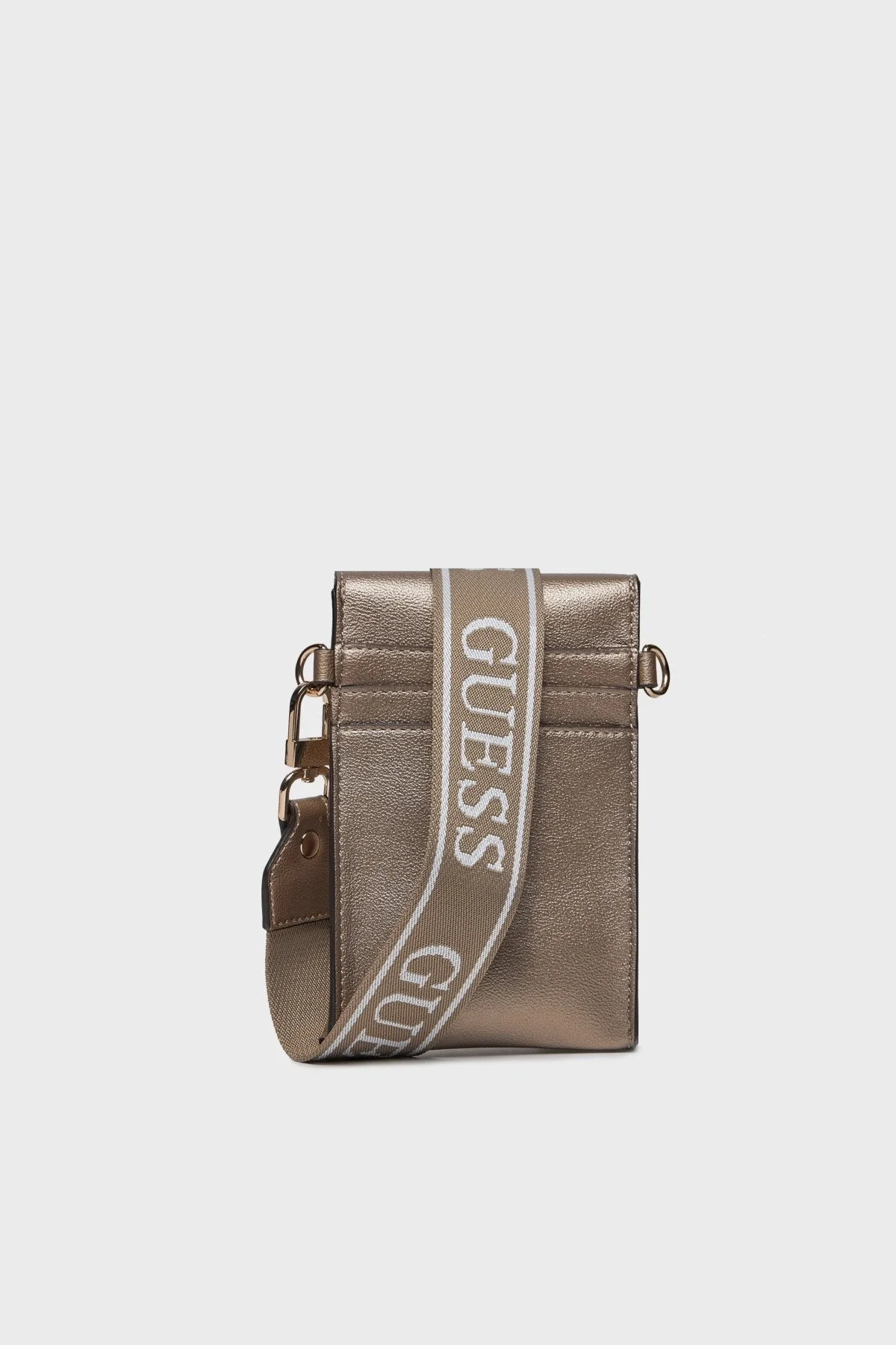 Guess Latona Logolu Mini Cüzdanlı HWBG9211810PEW Bayan Telefon Çantası HWBG9211810 PEW BRONZ - 4