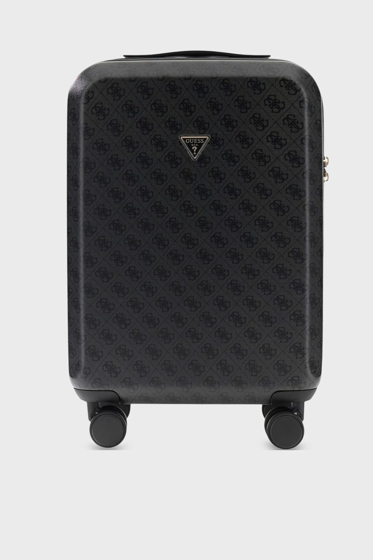 Guess Latona Logolu Şifreli Fermuarlı TWHK9211983 Bayan Kabin Boy Valiz TWHK92 11983 CLO ANTRASİT - 1
