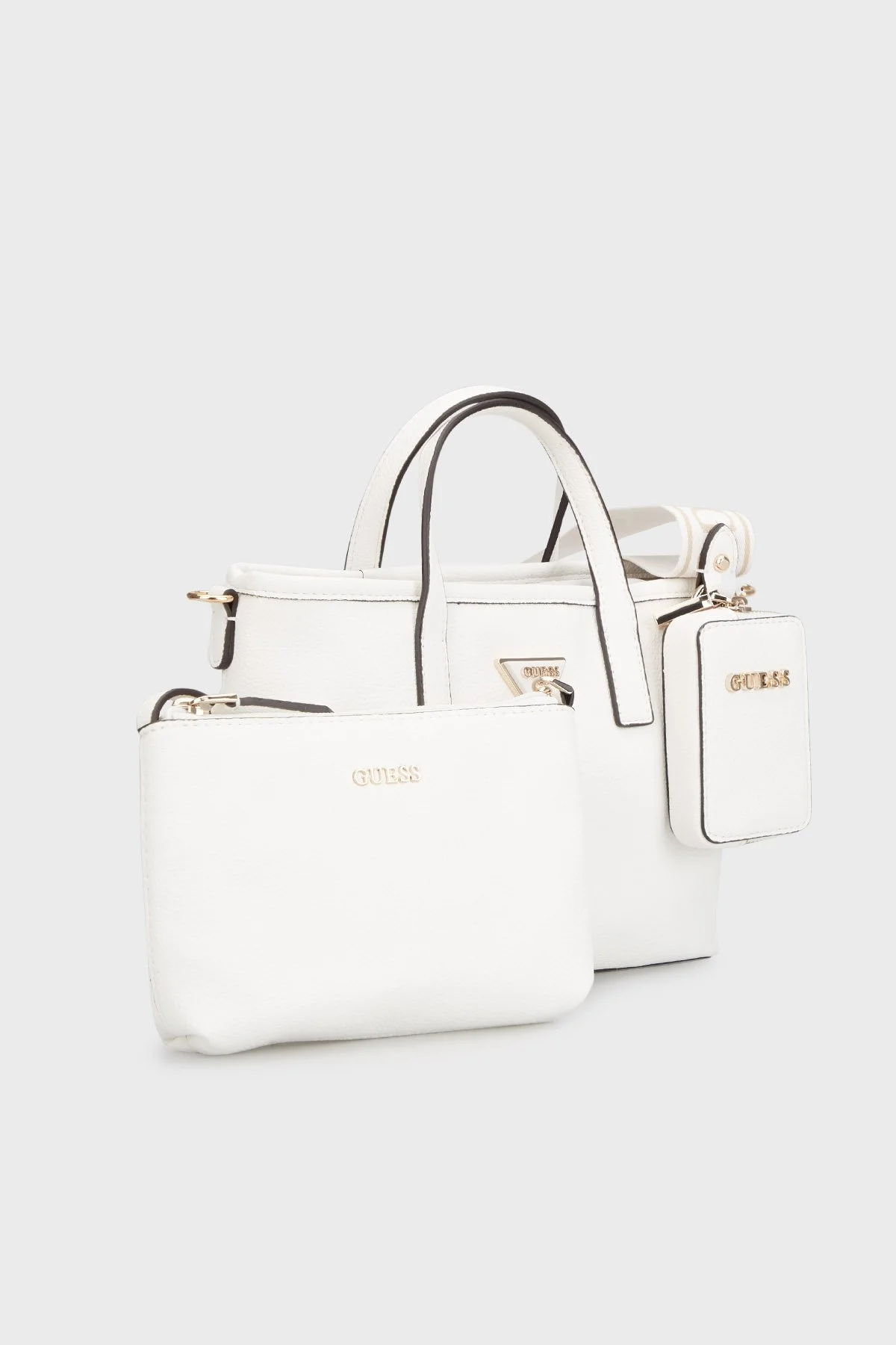 Guess Latona Mini Cüzdanlı Çıkarılabilir Uzatma Askılı HWBG9211750 Bayan Çanta HWBG9211750 WHI BEYAZ - 2