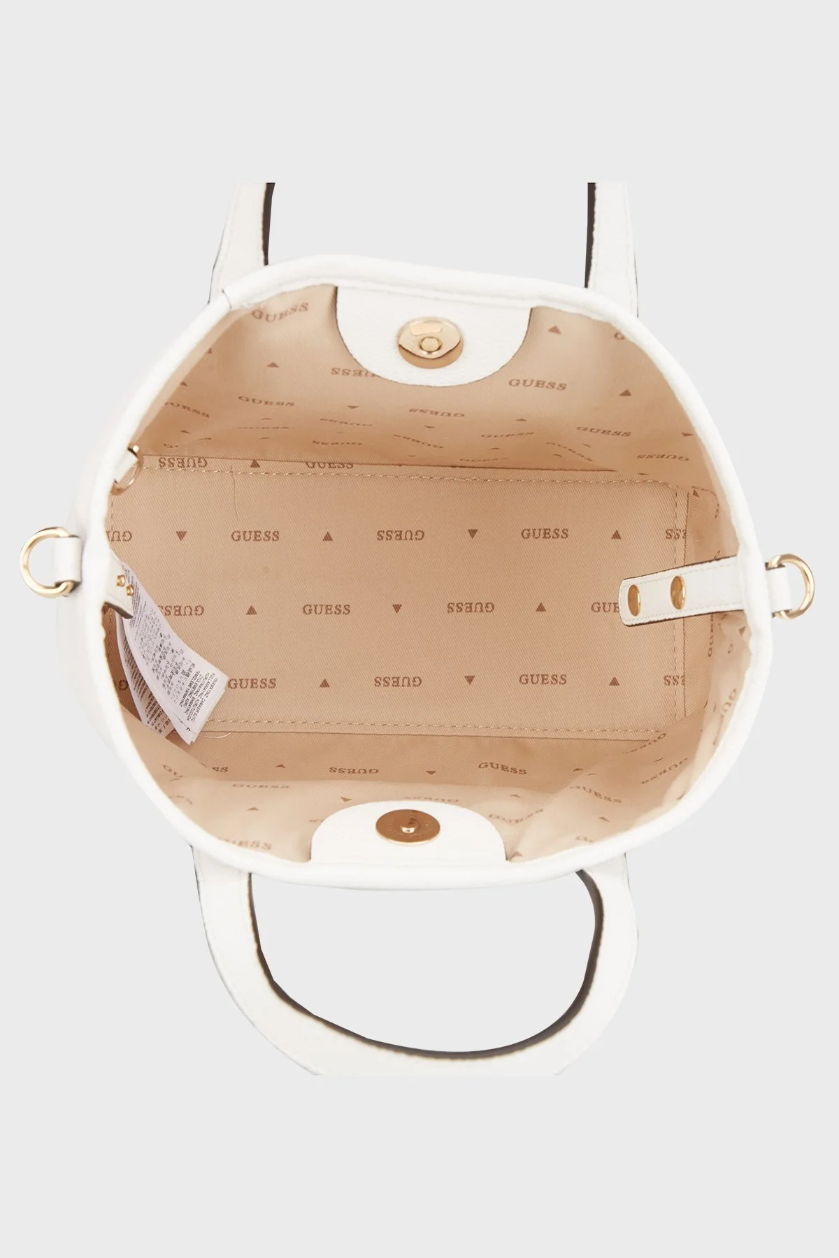 Guess Latona Mini Cüzdanlı Çıkarılabilir Uzatma Askılı HWBG9211750 Bayan Çanta HWBG9211750 WHI BEYAZ - 4
