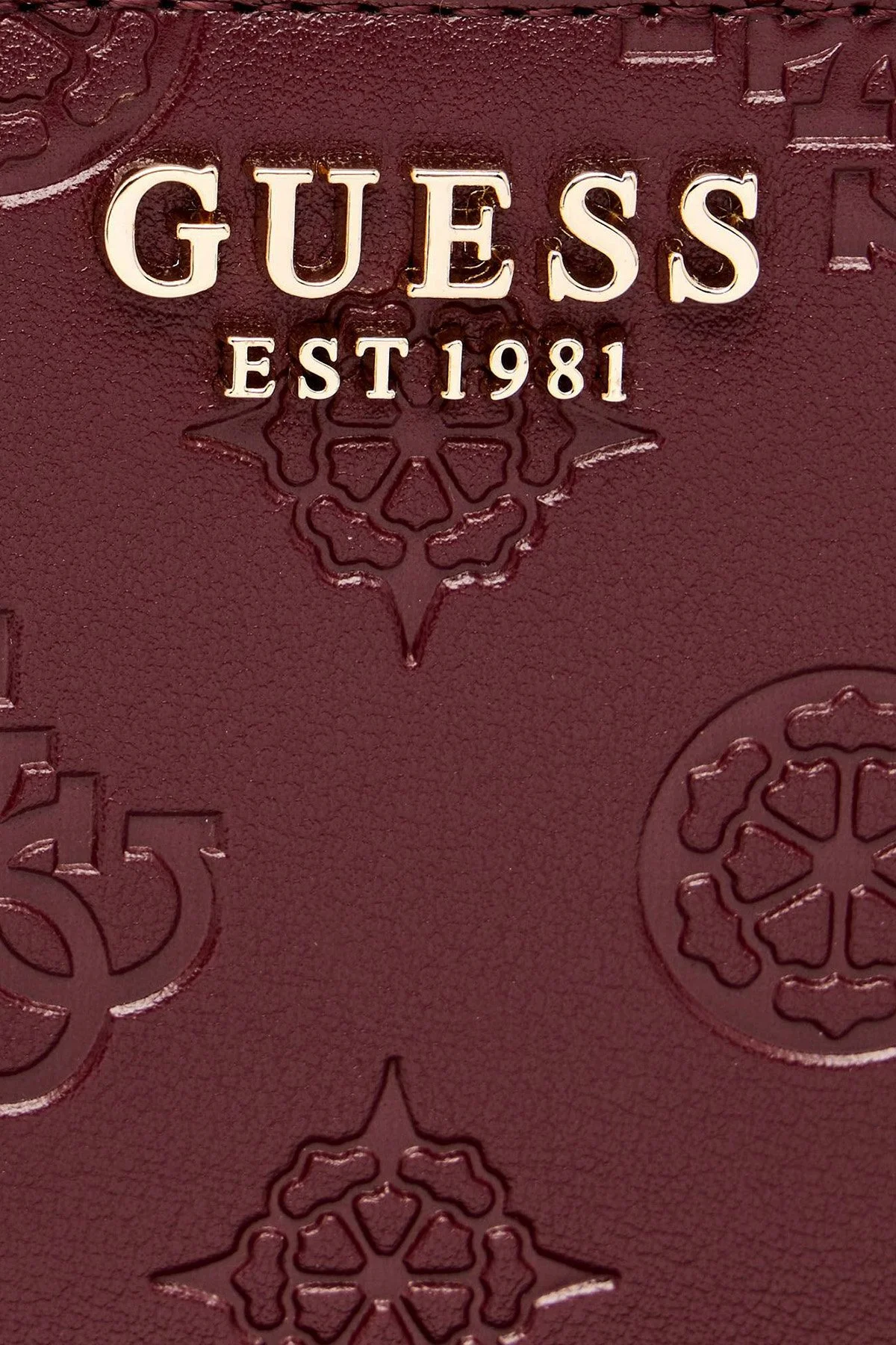 Guess Laurel 4G Logolu Tutma Saplı SWPD7459164 Bayan Cüzdan SWPD74 59164 WLG BORDO - 5