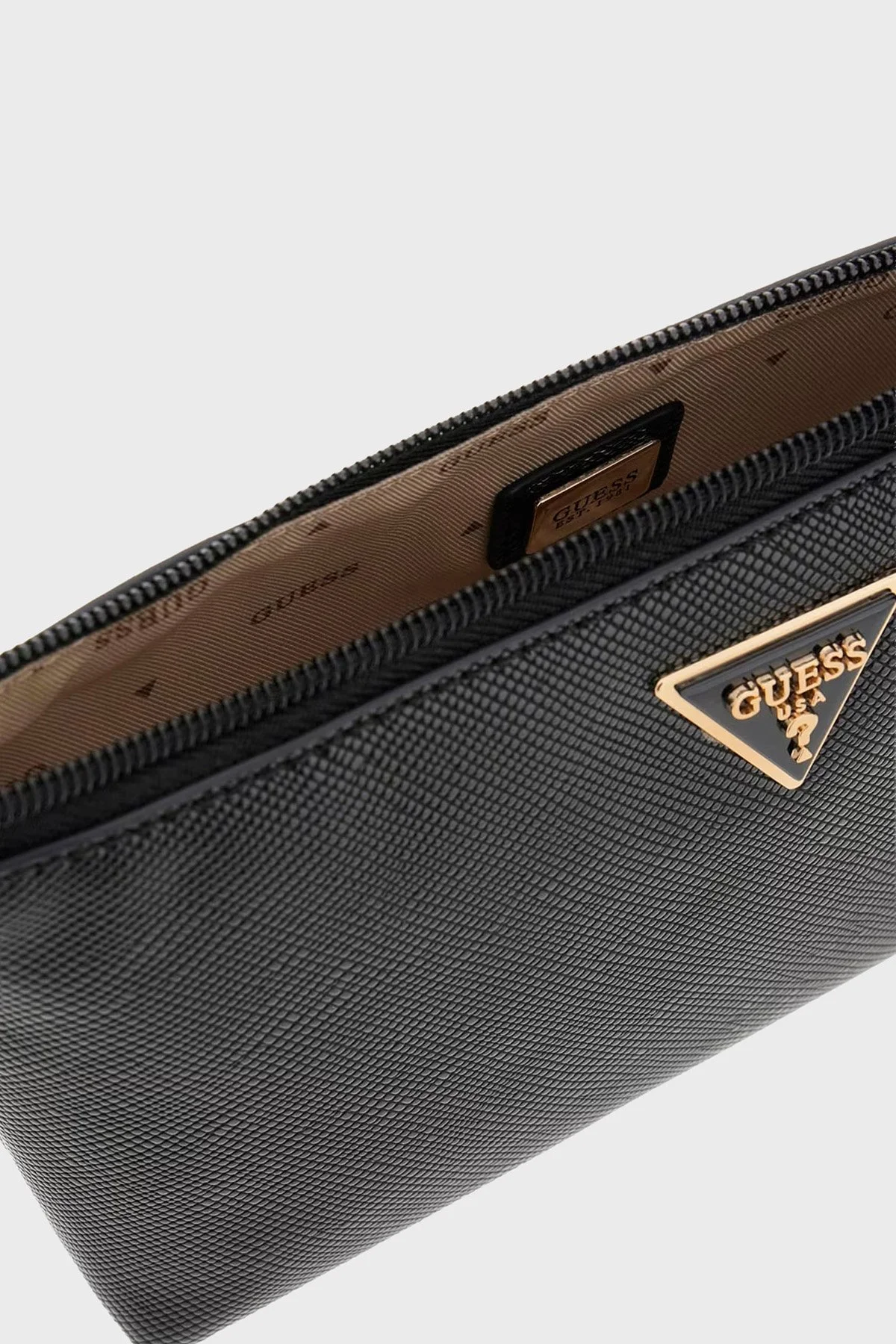 Guess Laurel El Askılı Fermuarlı SWZG7459145 Kadın Cüzdan SWZG74 59145 BLA Siyah - 4
