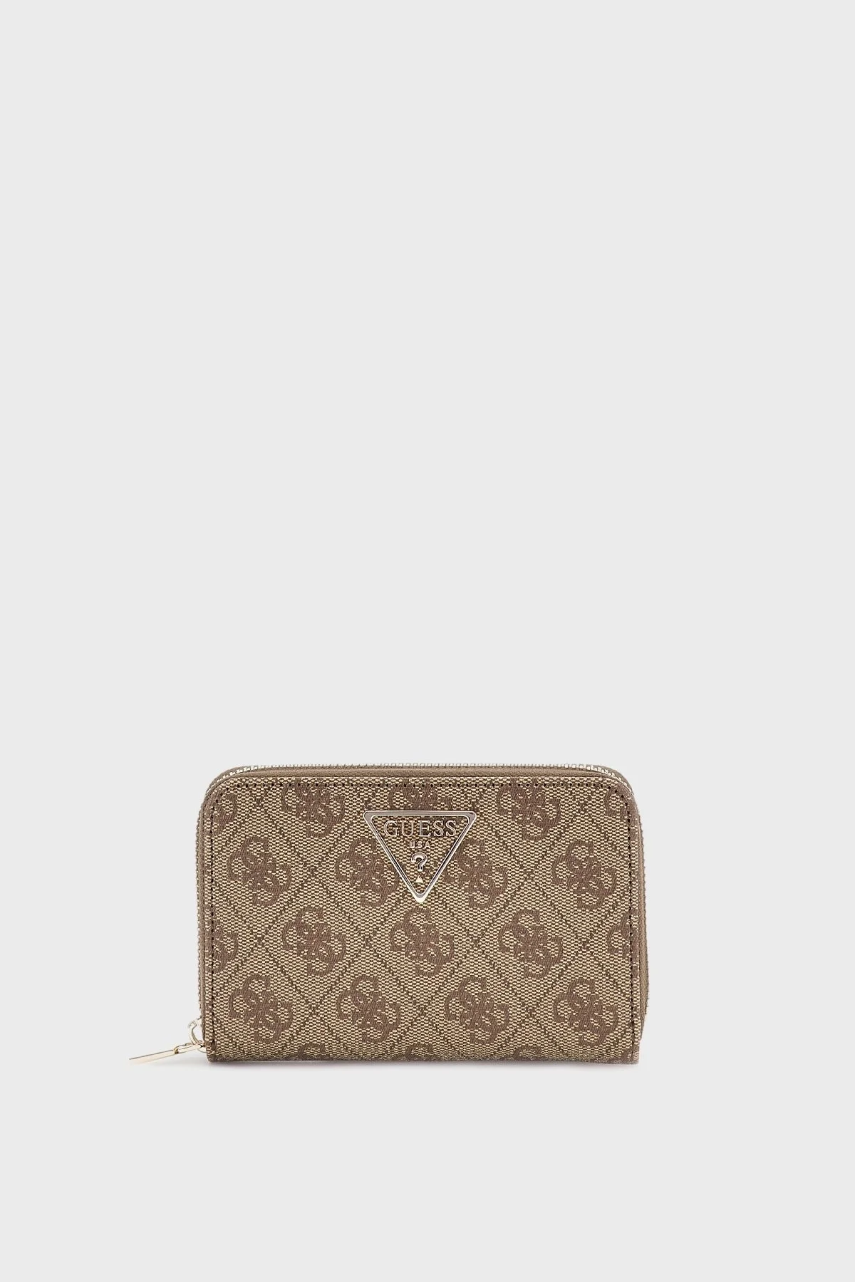 Guess Laurel Fermuarlı Bayan Cüzdan SWSG8500400 LTL KAHVE - 1