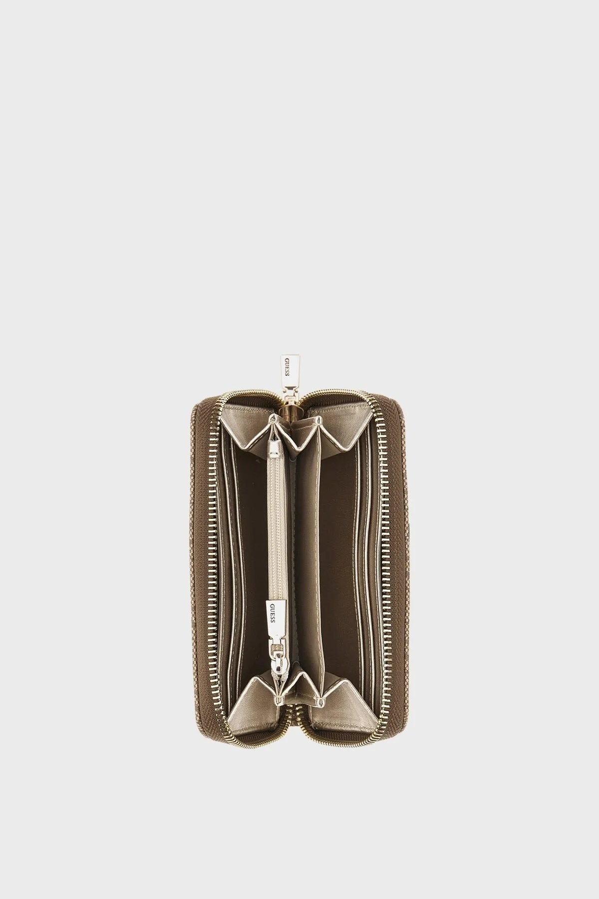 Guess Laurel Fermuarlı Bayan Cüzdan SWSG8500400 LTL KAHVE - 3