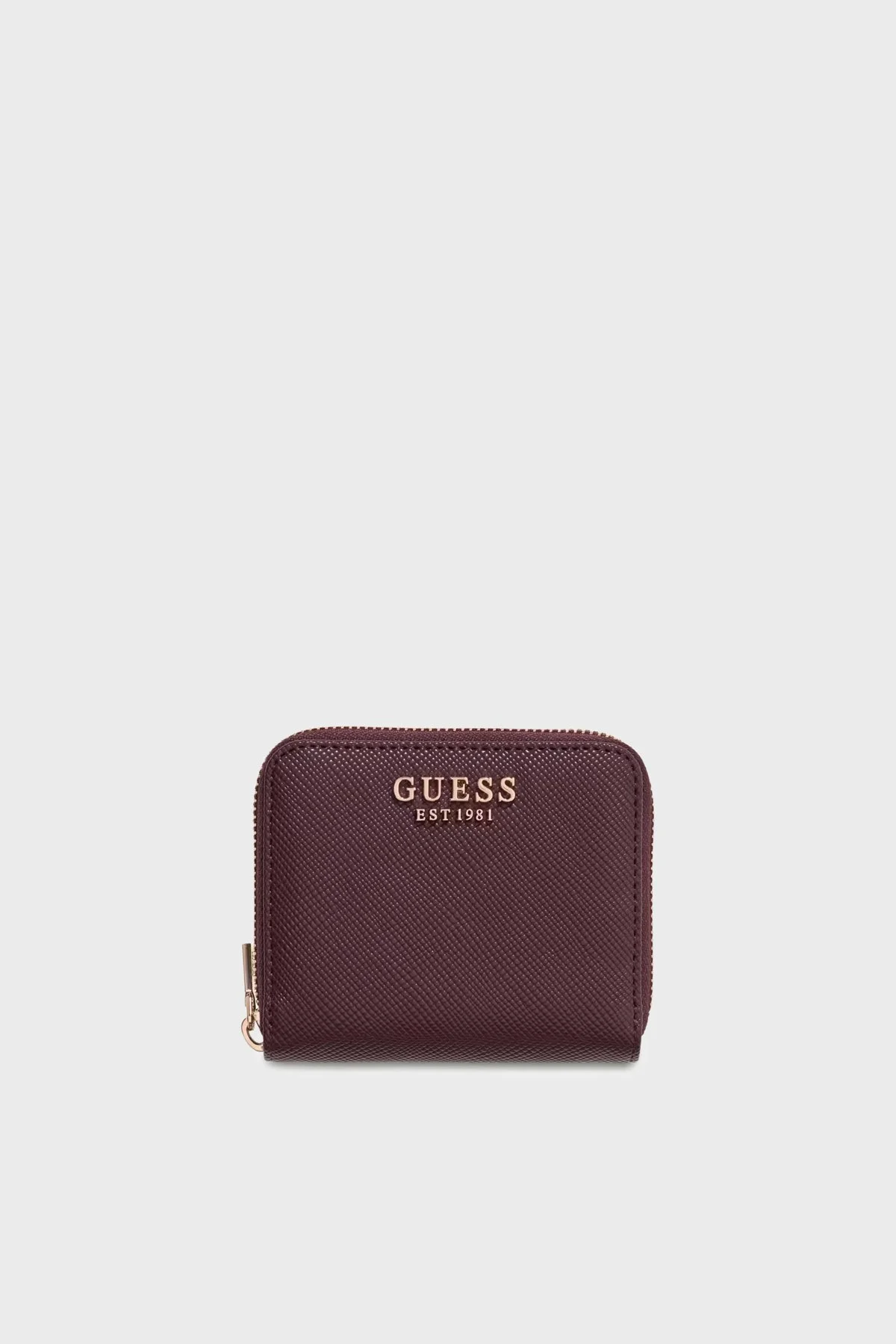 Guess Laurel Logolu Fermuarlı SWZG7459137 Kadın Cüzdan SWZG74 59137 BUR Bordo - 1