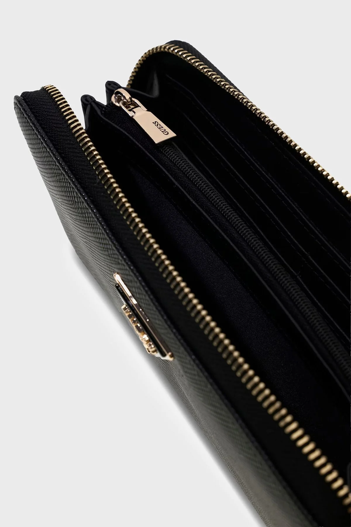 Guess Laurel Logolu Fermuarlı SWZG7459146 Kadın Cüzdan SWZG74 59146 BLA Siyah - 5