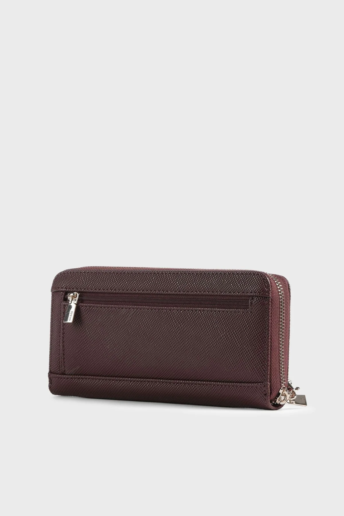 Guess Laurel Logolu Fermuarlı SWZG7459146 Kadın Cüzdan SWZG74 59146 BUR Bordo - 2