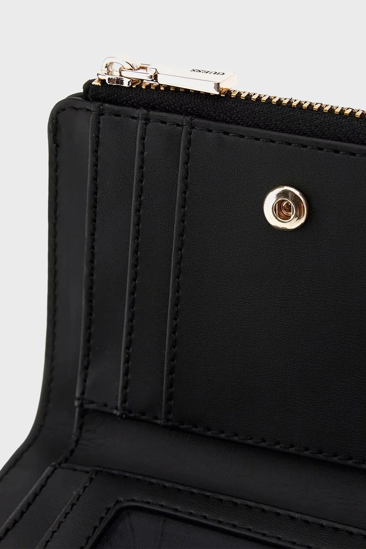 Guess Laurel Logolu Fermuarlı SWZG8500156 Bayan Cüzdan SWZG85 00156 BLA SİYAH - 8