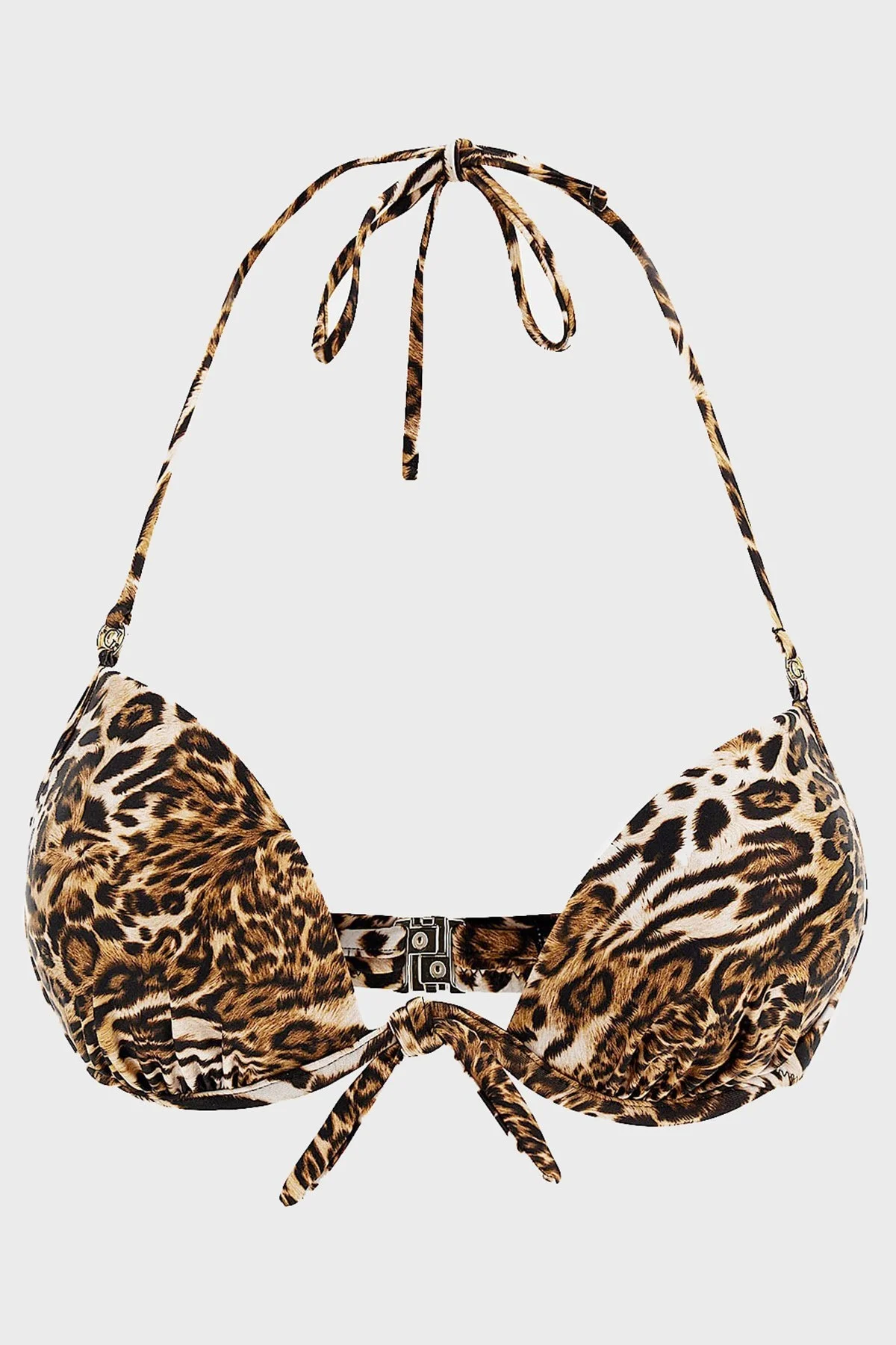 Guess Leopar Desenli Dolgulu Push Up Bayan Bikini Üstü E3GJ23MC04R P122 LEOPAR - 3