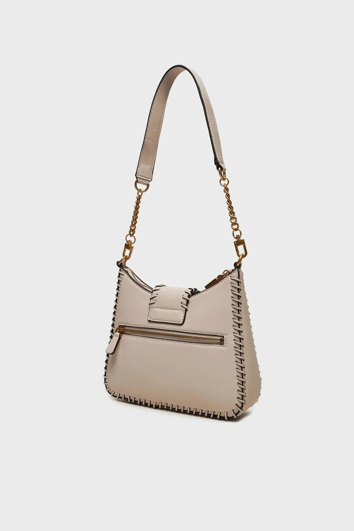 Guess Libera Logolu Çıkarılabilir Zincir Askılı HWBA9002020 Bayan Çanta HWBA90 02020 STO KREM - 3