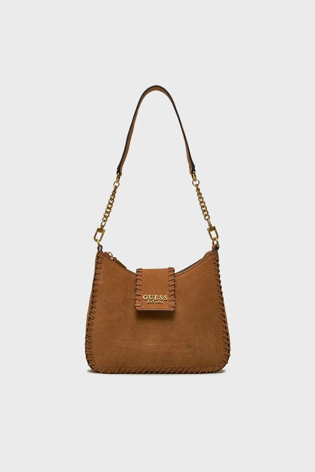 Guess Libera Logolu Süet HWSA9002020 Bayan Çanta HWSA90 02020 COG TABA - 1