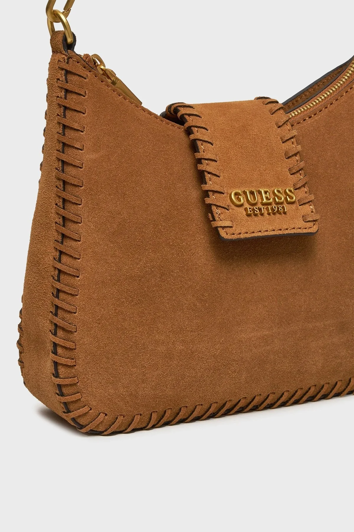 Guess Libera Logolu Süet HWSA9002020 Bayan Çanta HWSA90 02020 COG TABA - 4