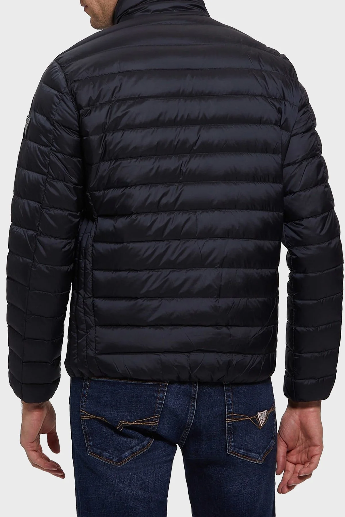 Guess Light Kapitoneli Regular Fit Kuş Tüyü Dolgulu Şişme M1RL47WDQ50 Erkek Mont M1RL47 WDQ50 G7V2 LACİVERT - 3