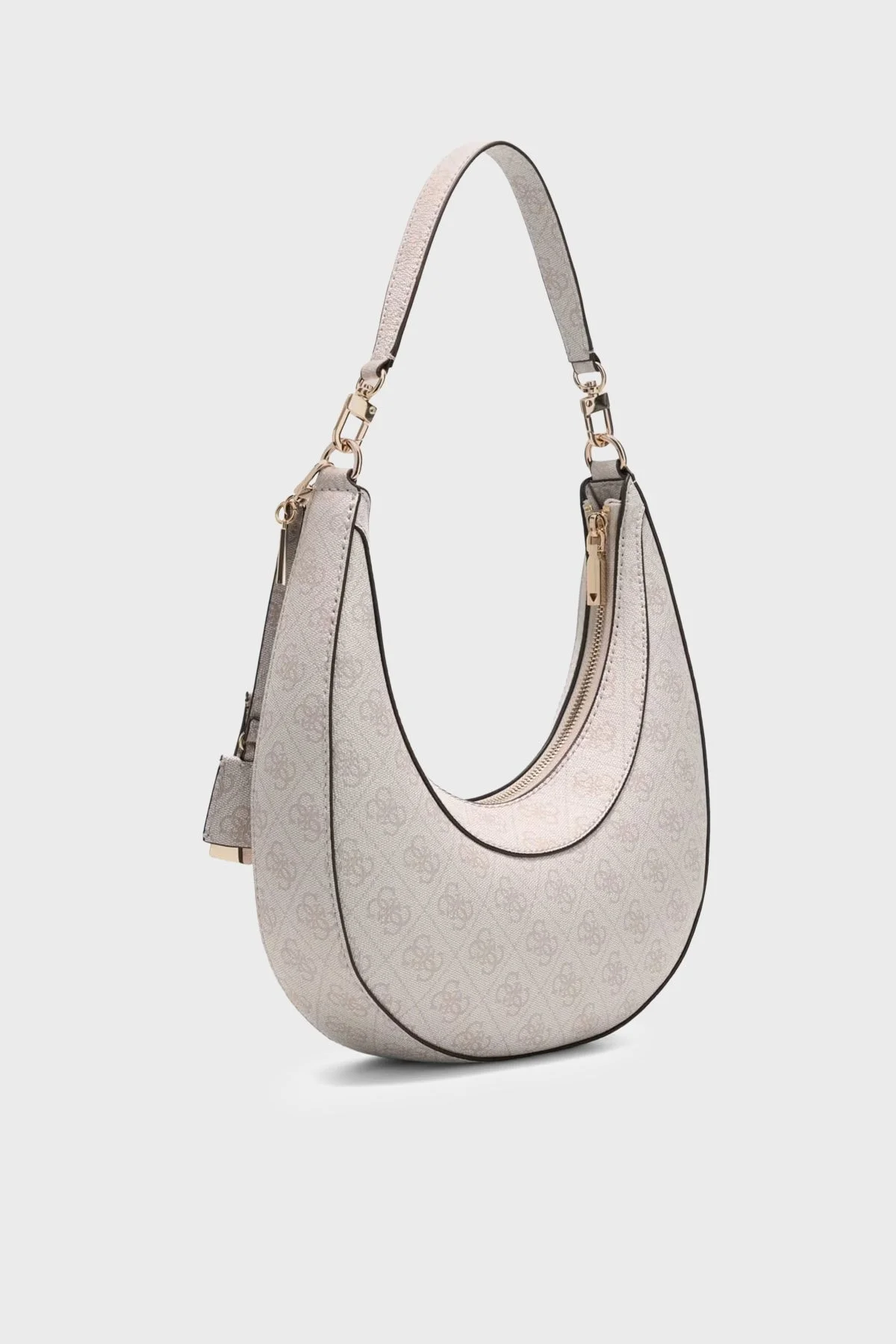 Guess Lindsey Logolu Çıkarılabilir Askılı HWSG9749010 Kadın Çanta HWSG97 49010 BNN Krem - 2