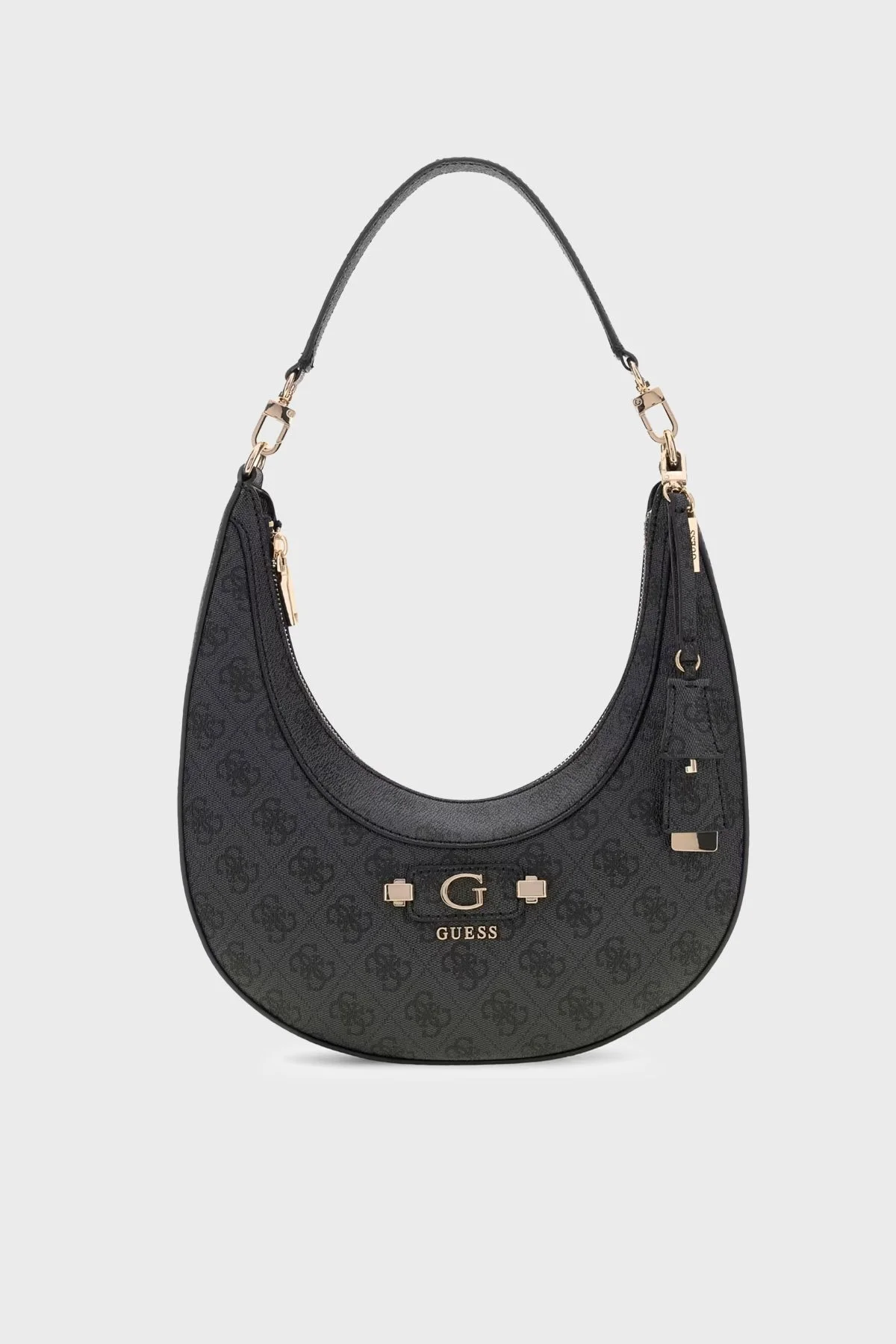 Guess Lindsey Logolu Çıkarılabilir Askılı HWSG9749010 Kadın Çanta HWSG97 49010 CLO Antrasit - 1