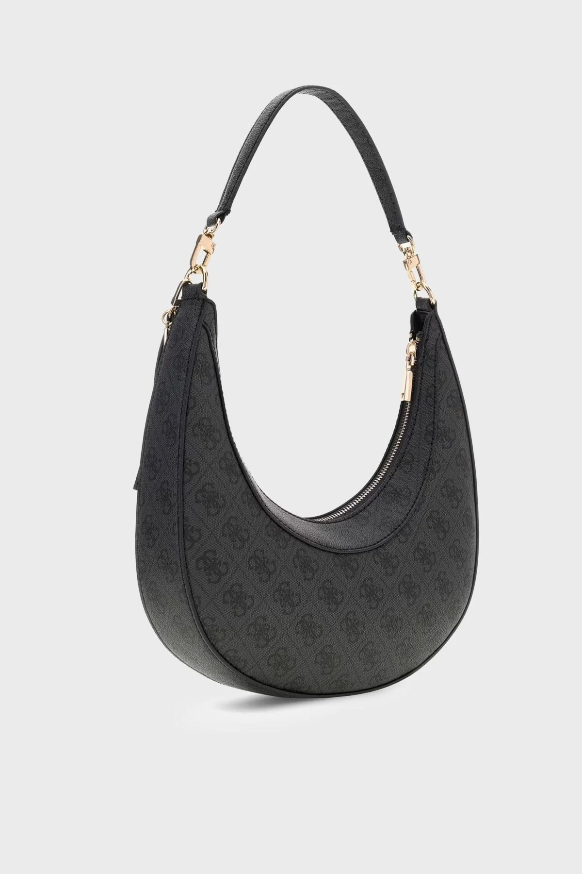 Guess Lindsey Logolu Çıkarılabilir Askılı HWSG9749010 Kadın Çanta HWSG97 49010 CLO Antrasit - 2
