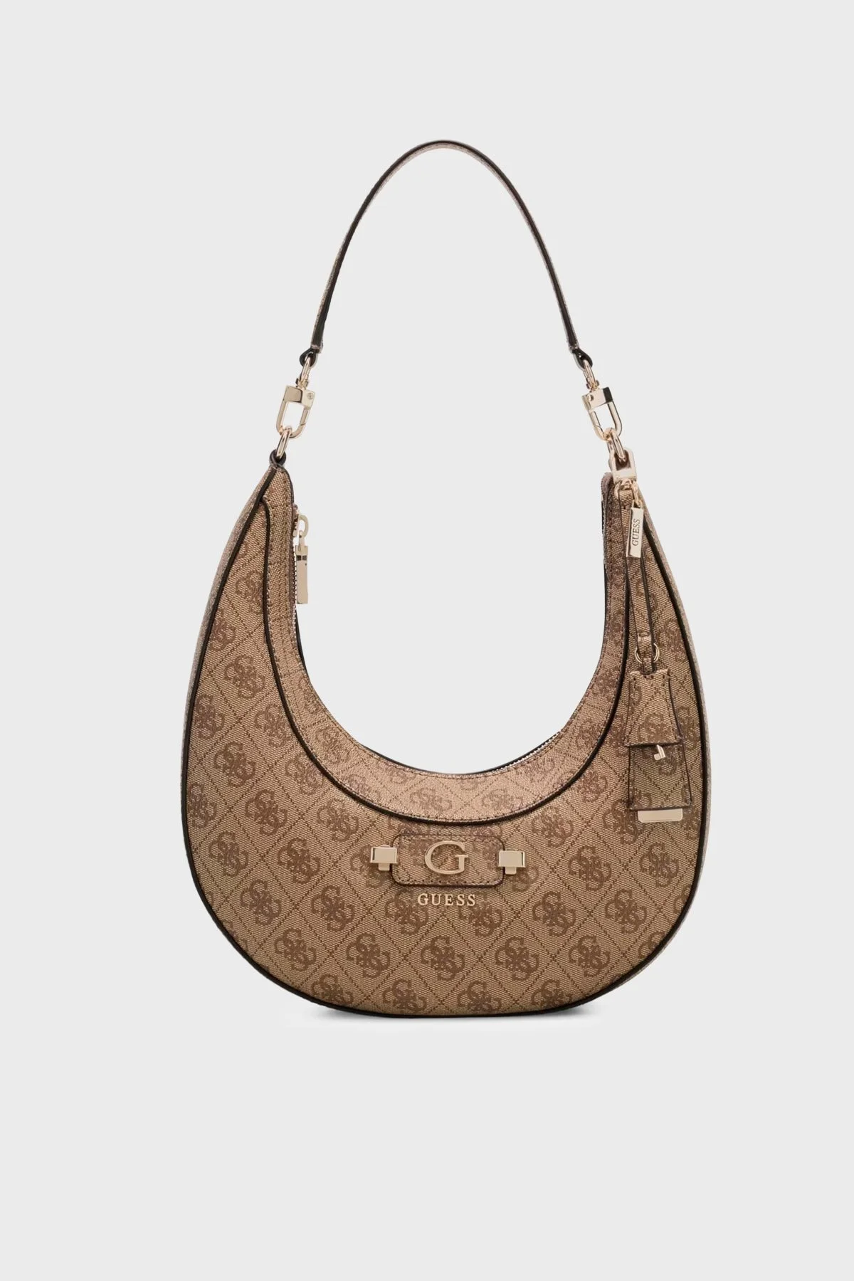 Guess Lindsey Logolu Çıkarılabilir Askılı HWSG9749010 Kadın Çanta HWSG97 49010 LTL Kahve - 1