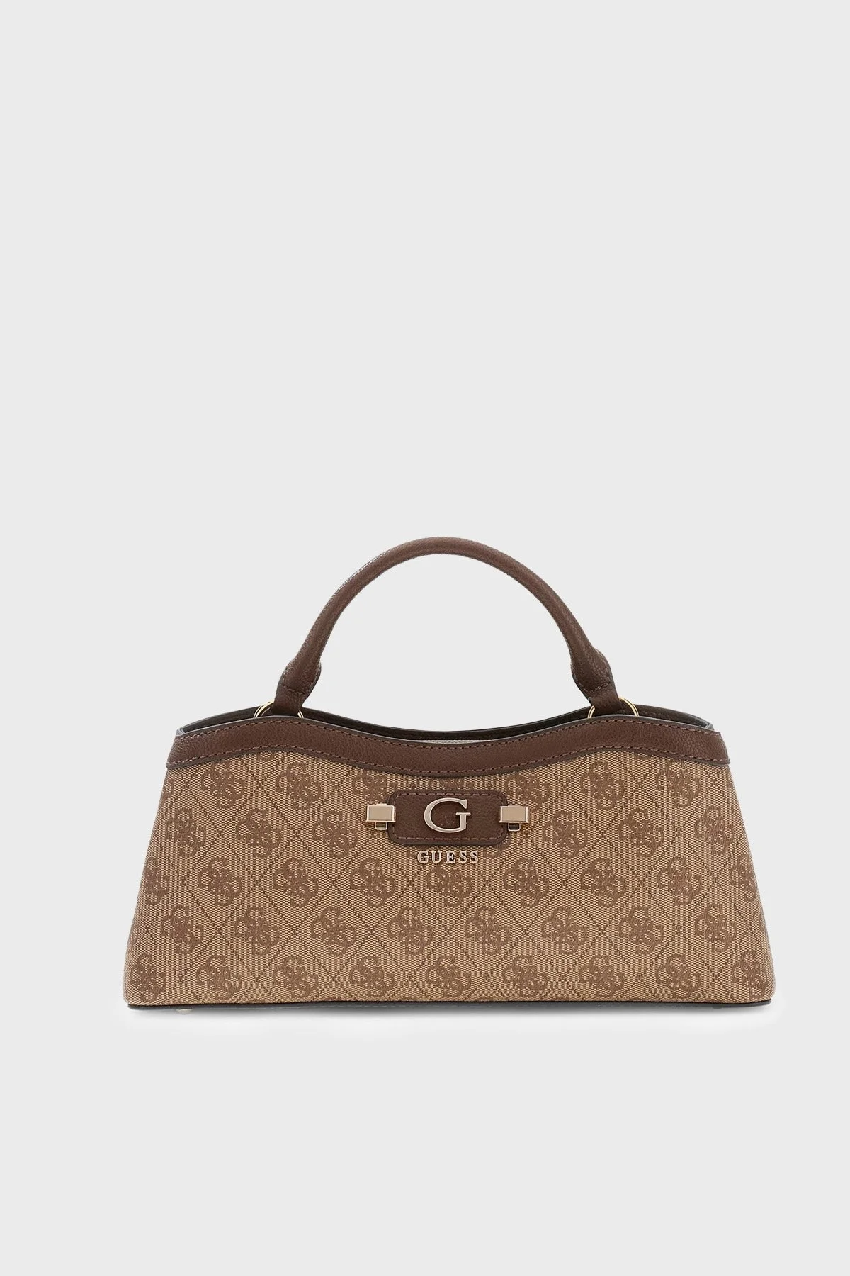 Guess Lindsey Logolu Çıkarılabilir Zincir Askılı HWSG9749050 Kadın Çanta HWSG97 49050 LTL Kahve - 1