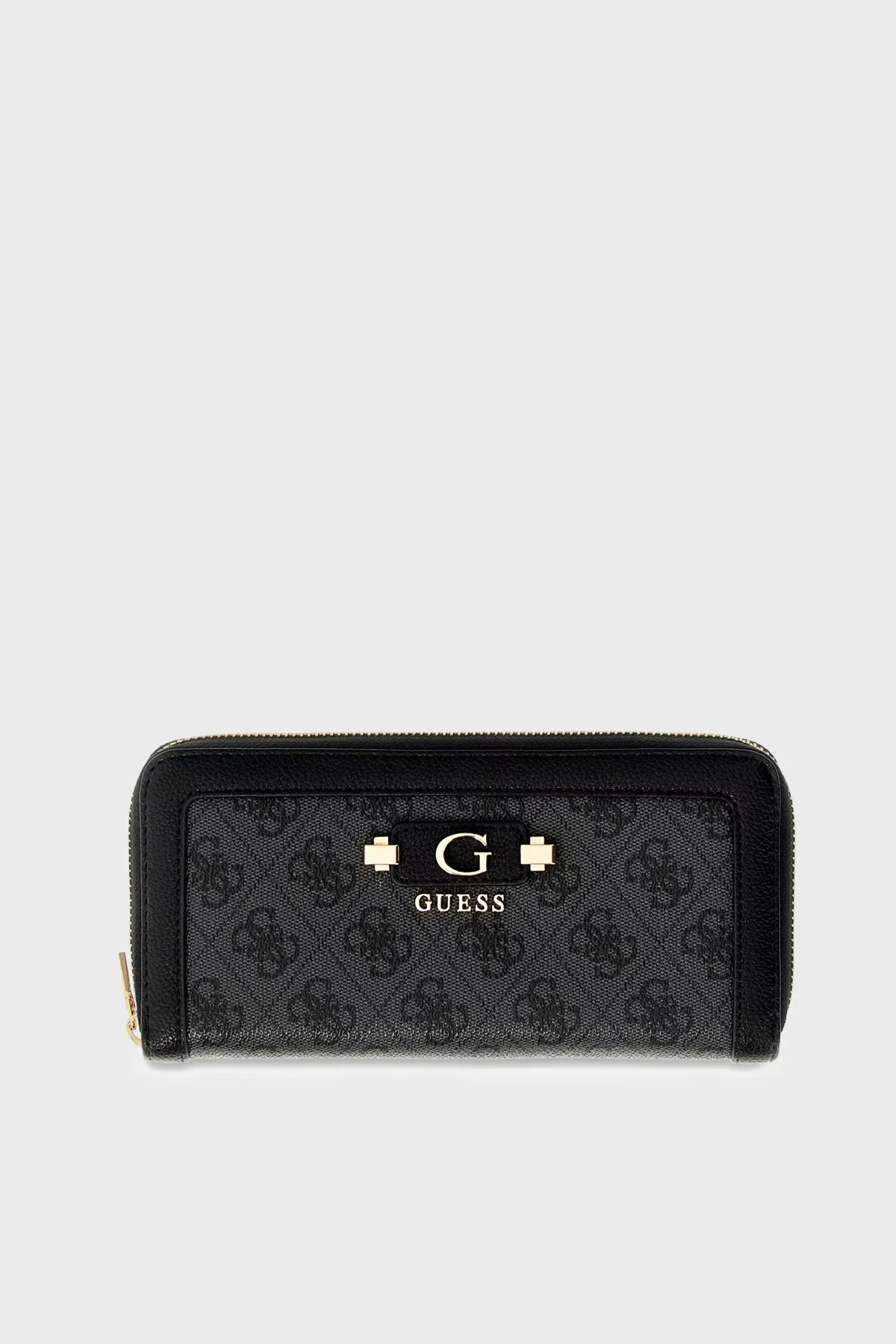 Guess Lindsey Logolu Fermuarlı SWSG9749146 Kadın Cüzdan SWSG97 49146 CLO Antrasit - 1