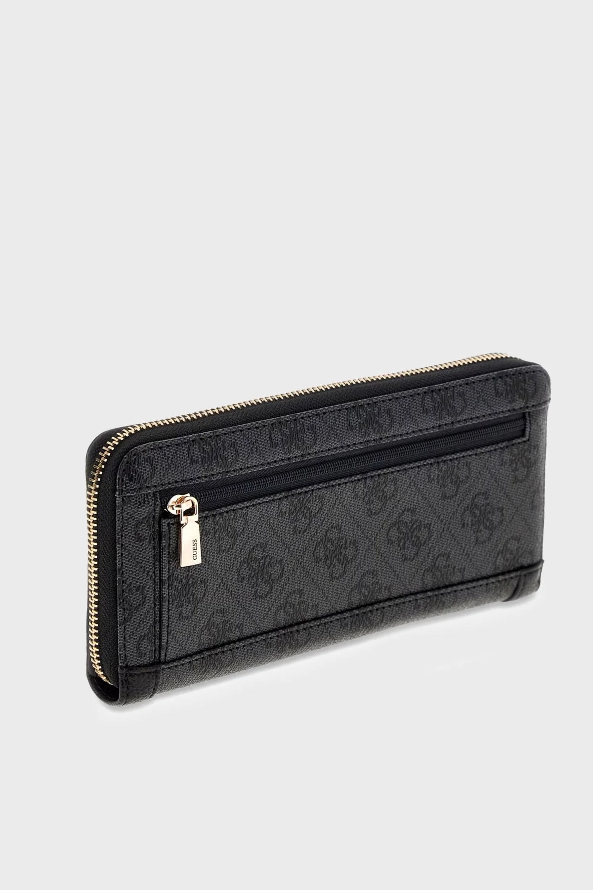 Guess Lindsey Logolu Fermuarlı SWSG9749146 Kadın Cüzdan SWSG97 49146 CLO Antrasit - 3
