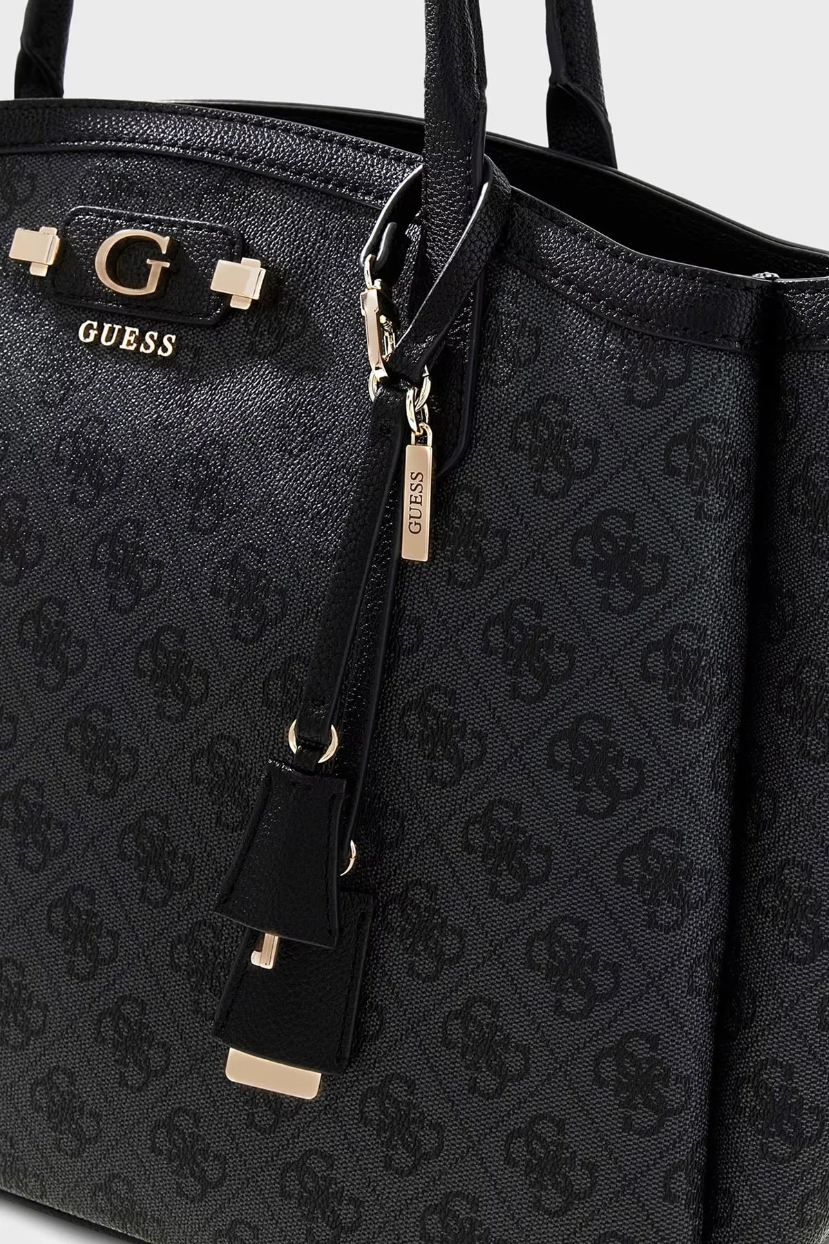 Guess Lindsey Logolu Omuz Askılı HWSG9749230 Kadın Çanta HWSG97 49230 CLO Antrasit - 4