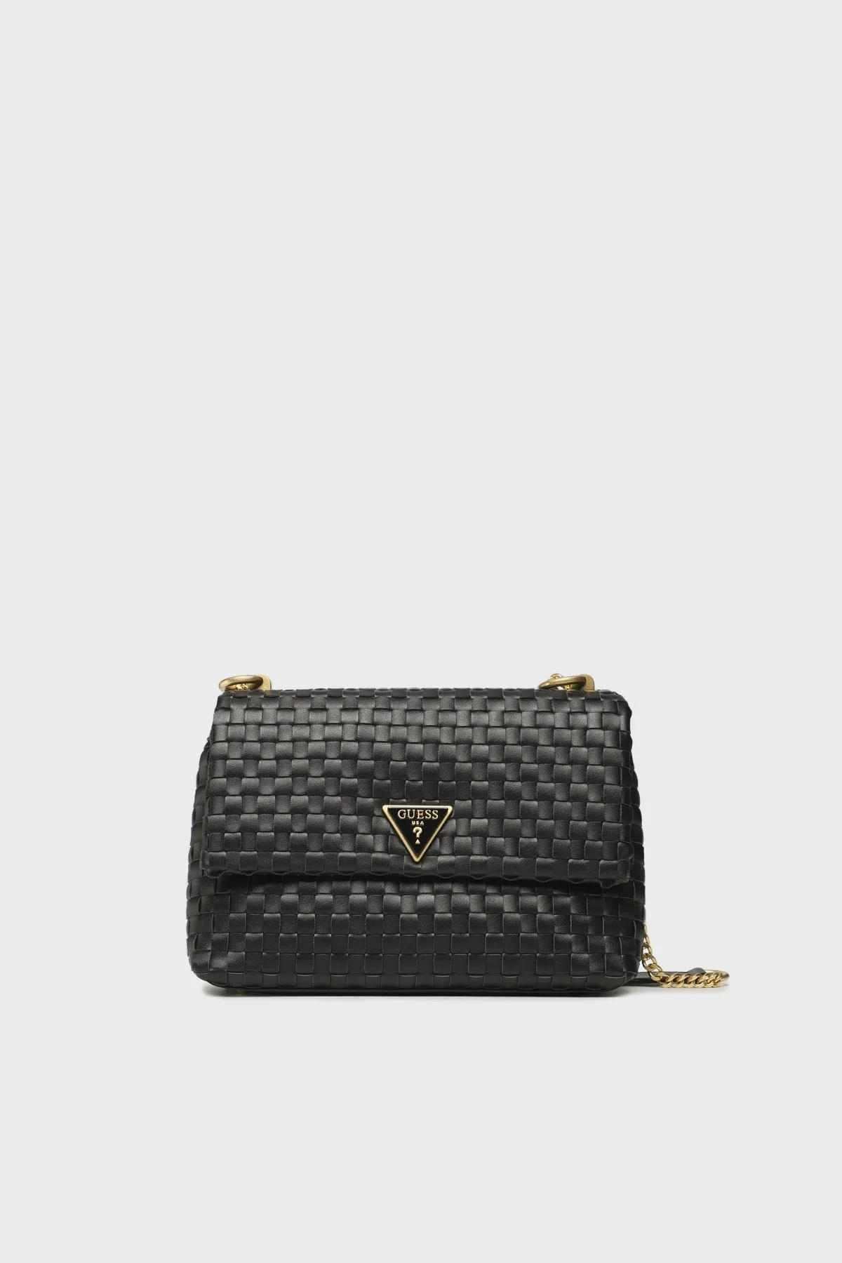 Guess Lisbet Zincir Detaylı Omuz Askılı Bayan Çanta HWWA8774210 BLA SİYAH - 1