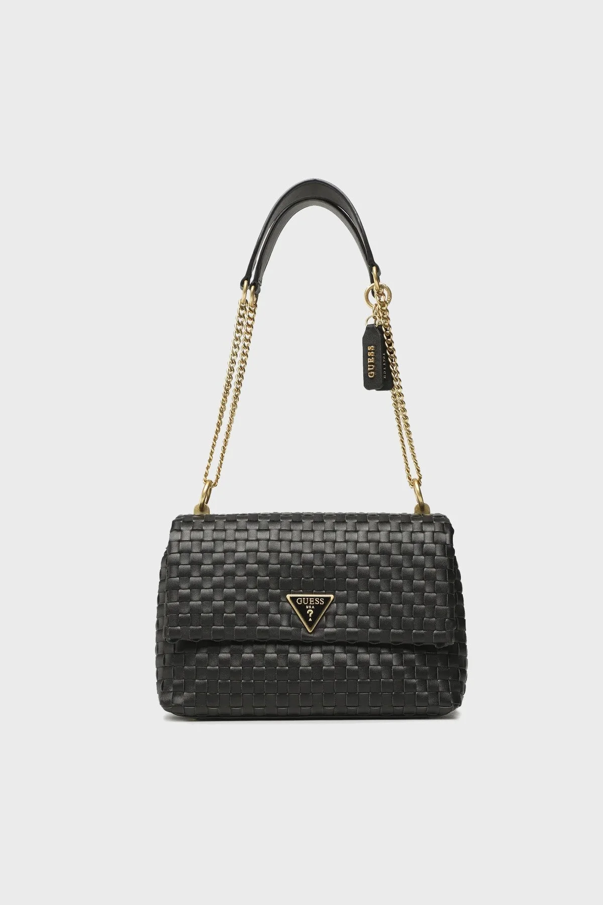 Guess Lisbet Zincir Detaylı Omuz Askılı Bayan Çanta HWWA8774210 BLA SİYAH - 2