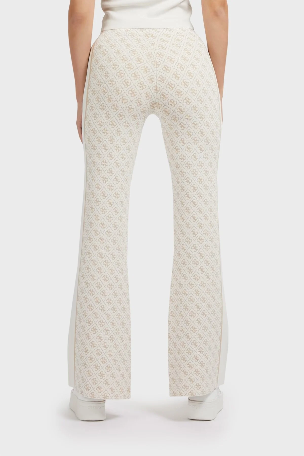 Guess Lise Slim Fit Triko W3YB38Z37K0 Bayan Pantolon W3YB38 Z37K0 F1GL EKRU - 2