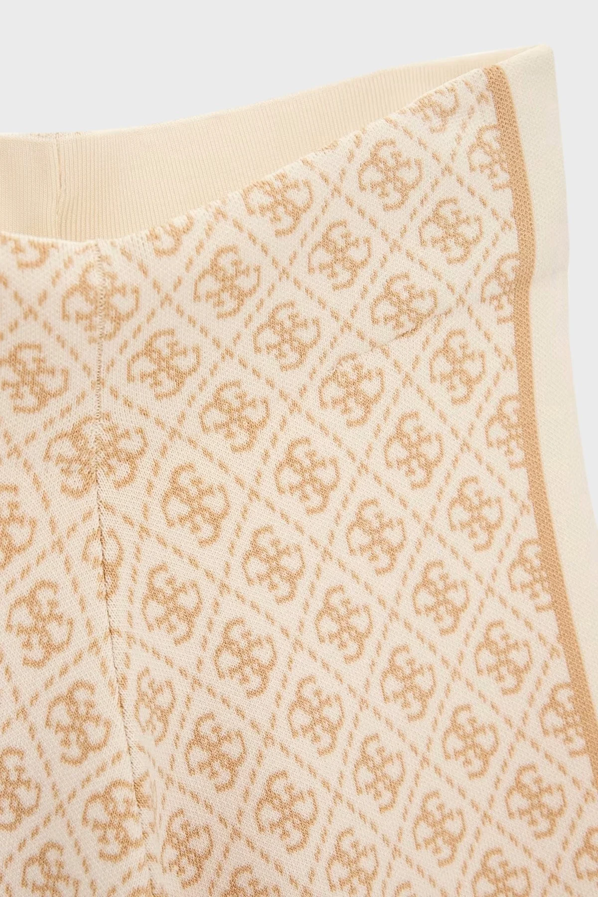 Guess Lise Slim Fit Triko W3YB38Z37K0 Bayan Pantolon W3YB38 Z37K0 F1GL EKRU - 5