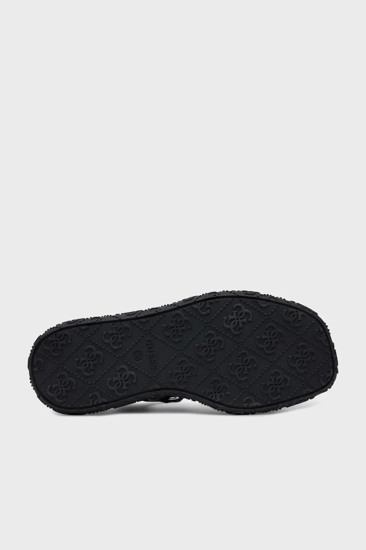 Guess Lode Pamuk Karışımlı Taşlı 4G Logolu FLJLODFAP03 Kadın Sandalet FLJLOD FAP03 BLACK SİYAH - 5