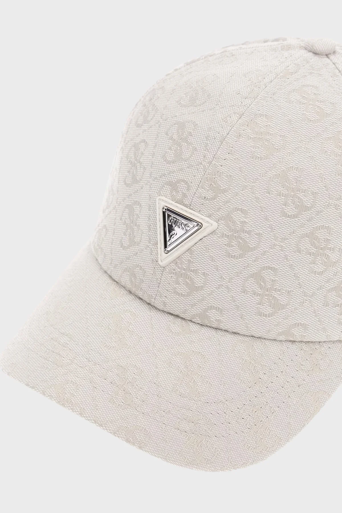 Guess Logo Baseball 4G Jakarlı Logo Baskılı V5GZ03WH492 Bayan Şapka V5GZ03 WH492 FJ7S EKRU - 6