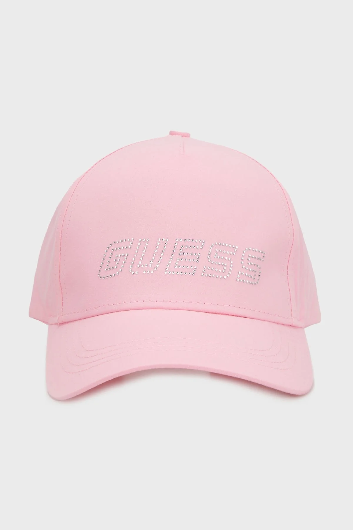 Guess Logo Baseball Taşlı Logolu % 100 Pamuk V5GZ01WO08O Bayan Şapka V5GZ01 WO08O PSPK PEMBE - 4