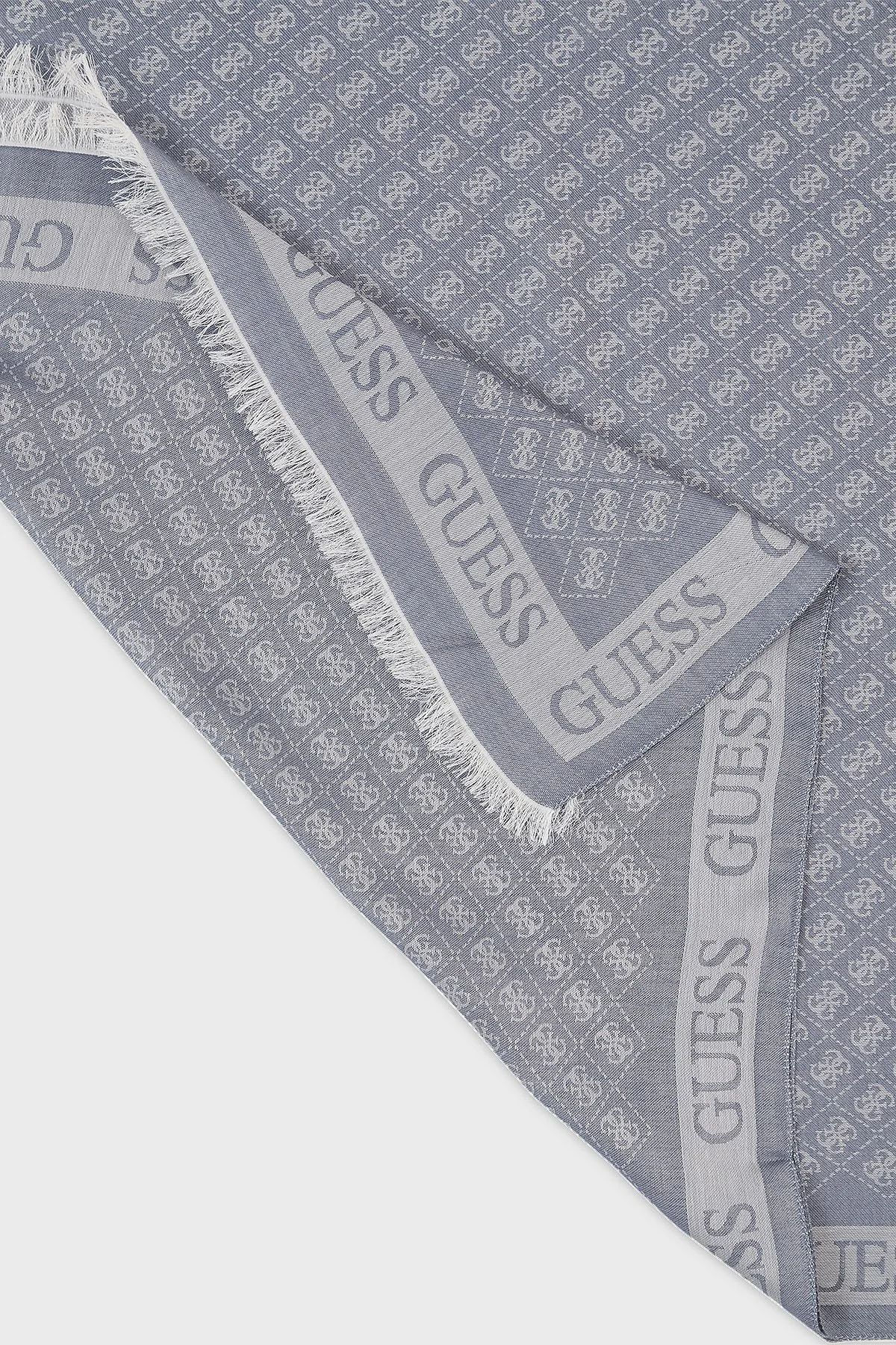 Guess Logo Detaylı 80x178 cm Bayan Şal AW9450VIS03 WIS LACİVERT - 2