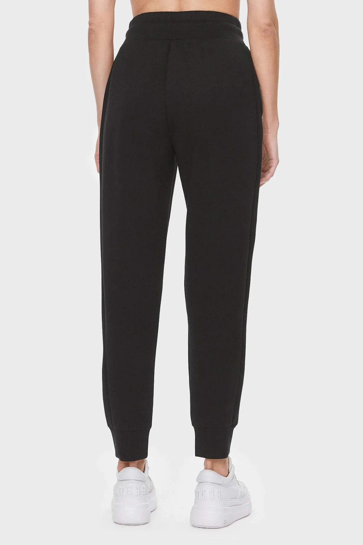 Guess Logo Regular Fit Jogger Spor W4RB46 KBYE2 Bayan Pantolon W4RB46KBYE2 JBLK SİYAH - 3