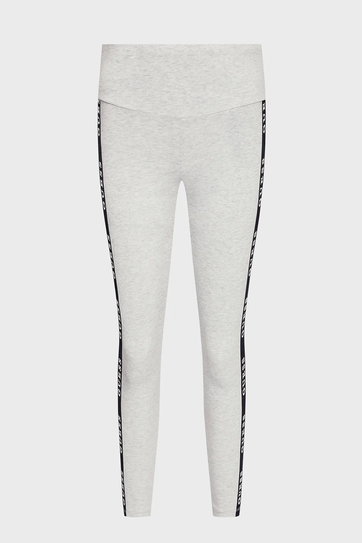 Guess Logo Şeritli Yüksek Bel Slim Fit Aline Bayan Tayt V2YB14KABR0 H9D2 GRİ - 5