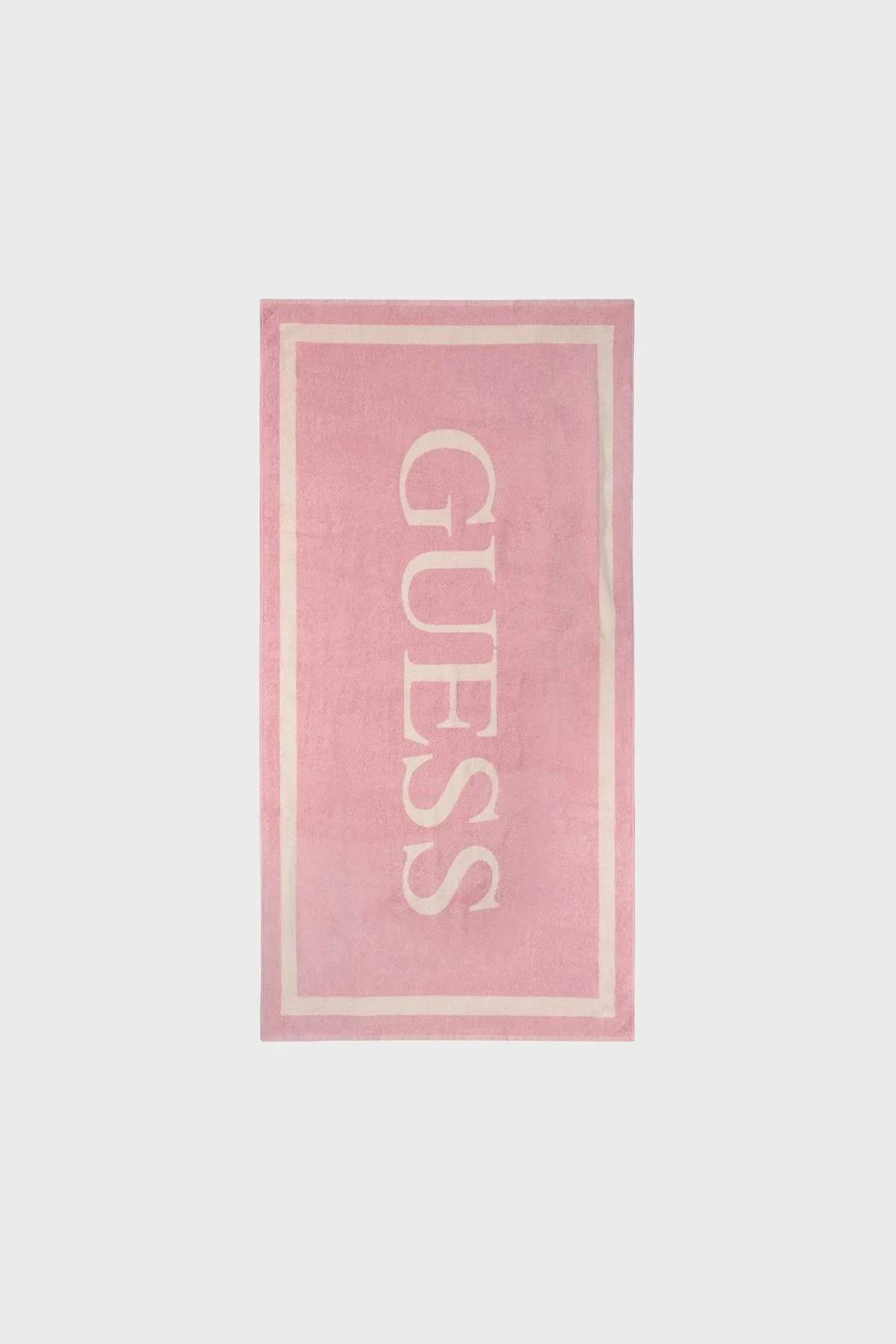 Guess Logolu % 100 Pamuk 100 x 180 cm E5GZ13SG00P Bayan Plaj Havlusu E5GZ13 SG00P G65G Pembe - 1