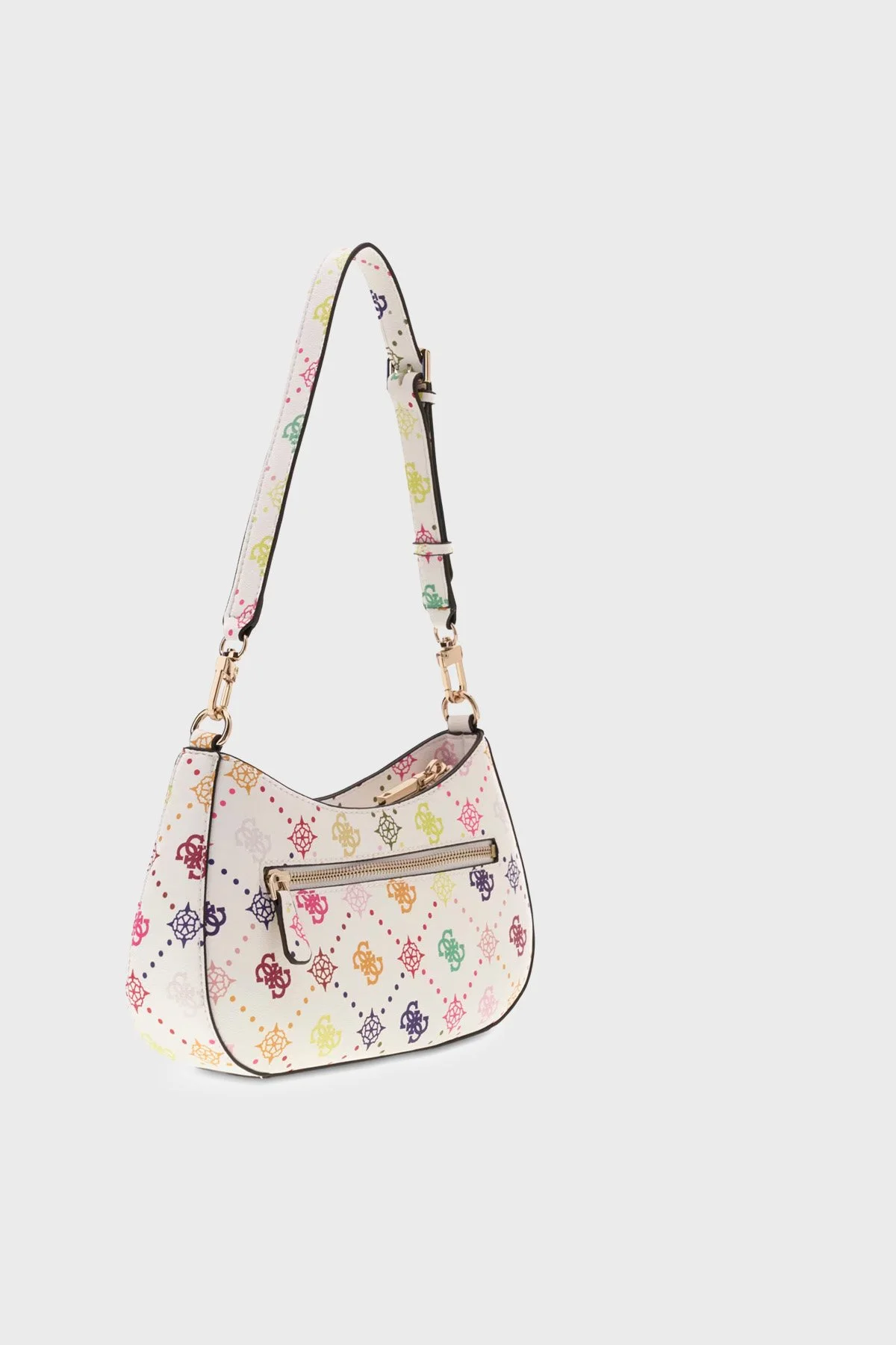 Guess Logolu Ayarlanabilir Askılı Kadın Çanta HWGM99 28180 MUO EKRU - 3