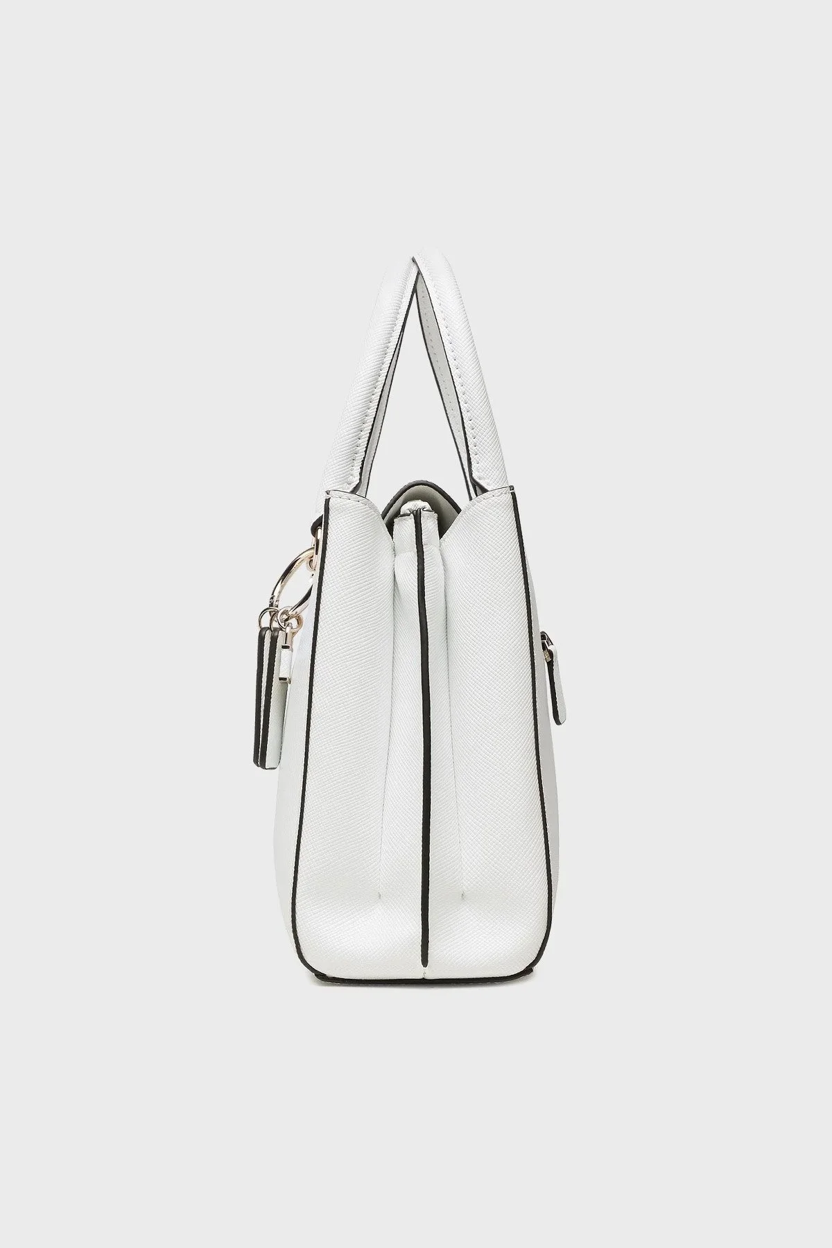 Guess Logolu Ayarlanabilir ve Çıkarılabilir Omuz Askılı Noelle Bayan Çanta HWZG7879060 WHI BEYAZ - 4