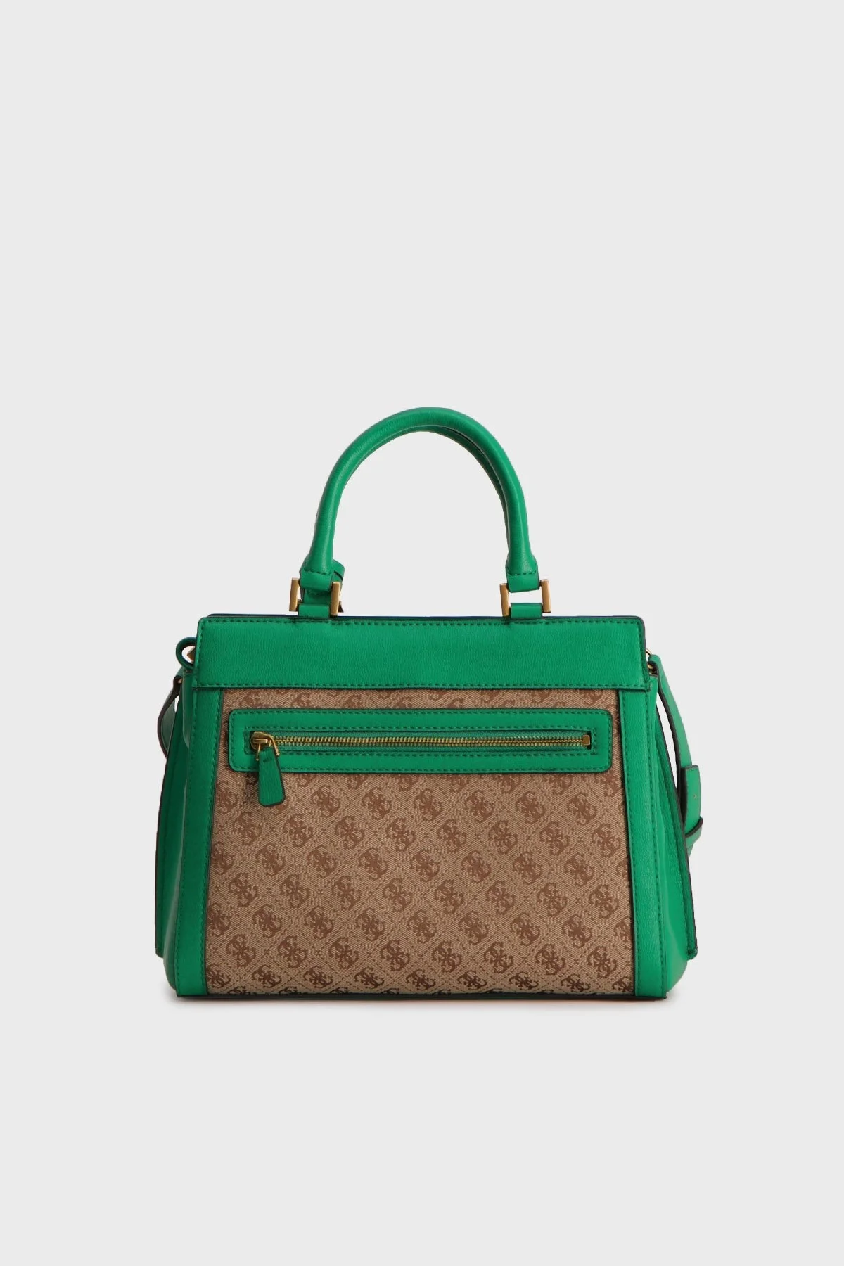 Guess Logolu Ayarlanabilir ve Çıkartılabilir Omuz Askılı Katey Bayan Çanta HWJB7870260 LLF KAHVE-YEŞİL - 3