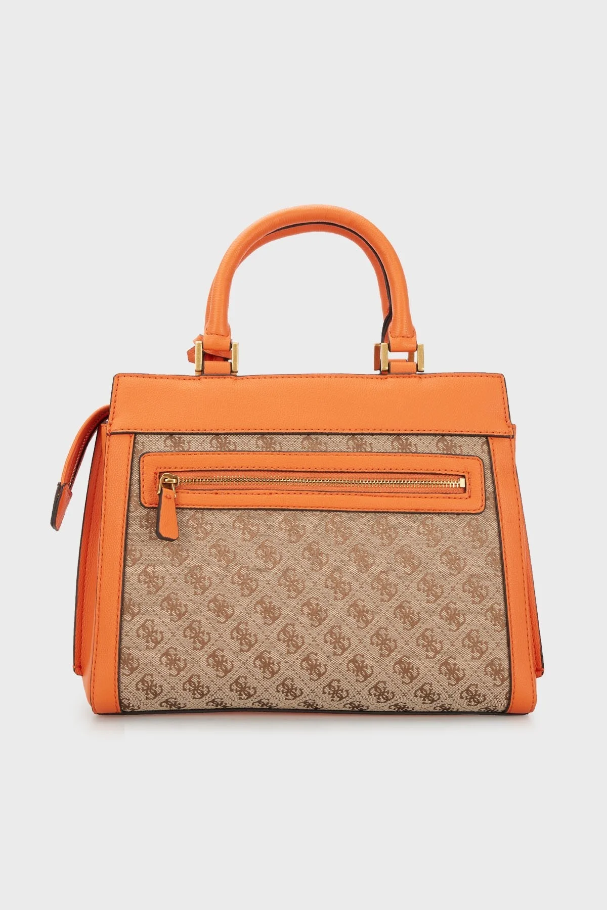 Guess Logolu Ayarlanabilir ve Çıkartılabilir Omuz Askılı Katey Bayan Çanta HWJB7870260 LLO KAHVE-TURUNCU - 3