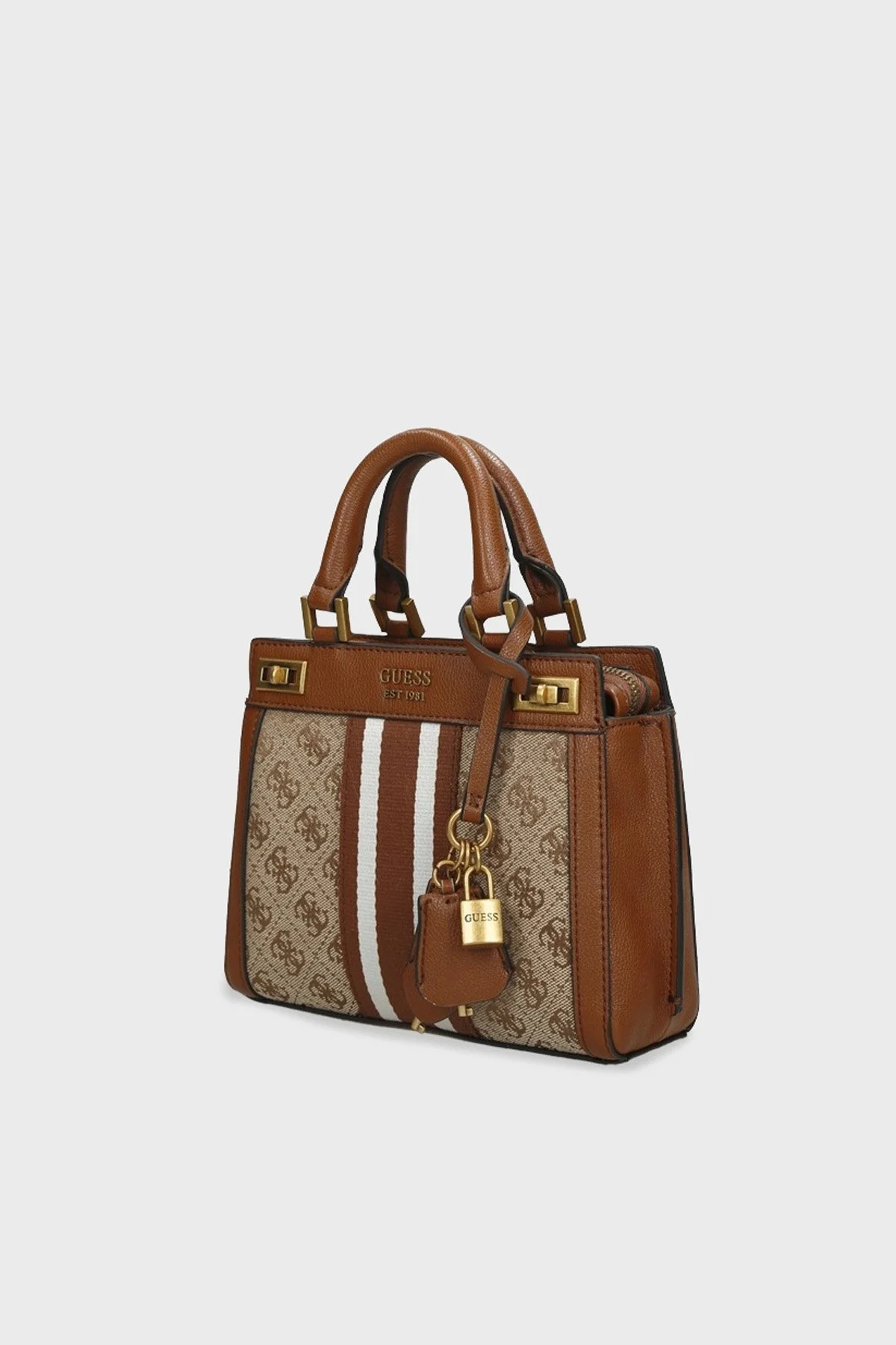 Guess Logolu Ayarlanabilir ve Çıkartılabilir Omuz Askılı Katey Bayan Çanta HWJB7870730 LLG KAHVE - 3