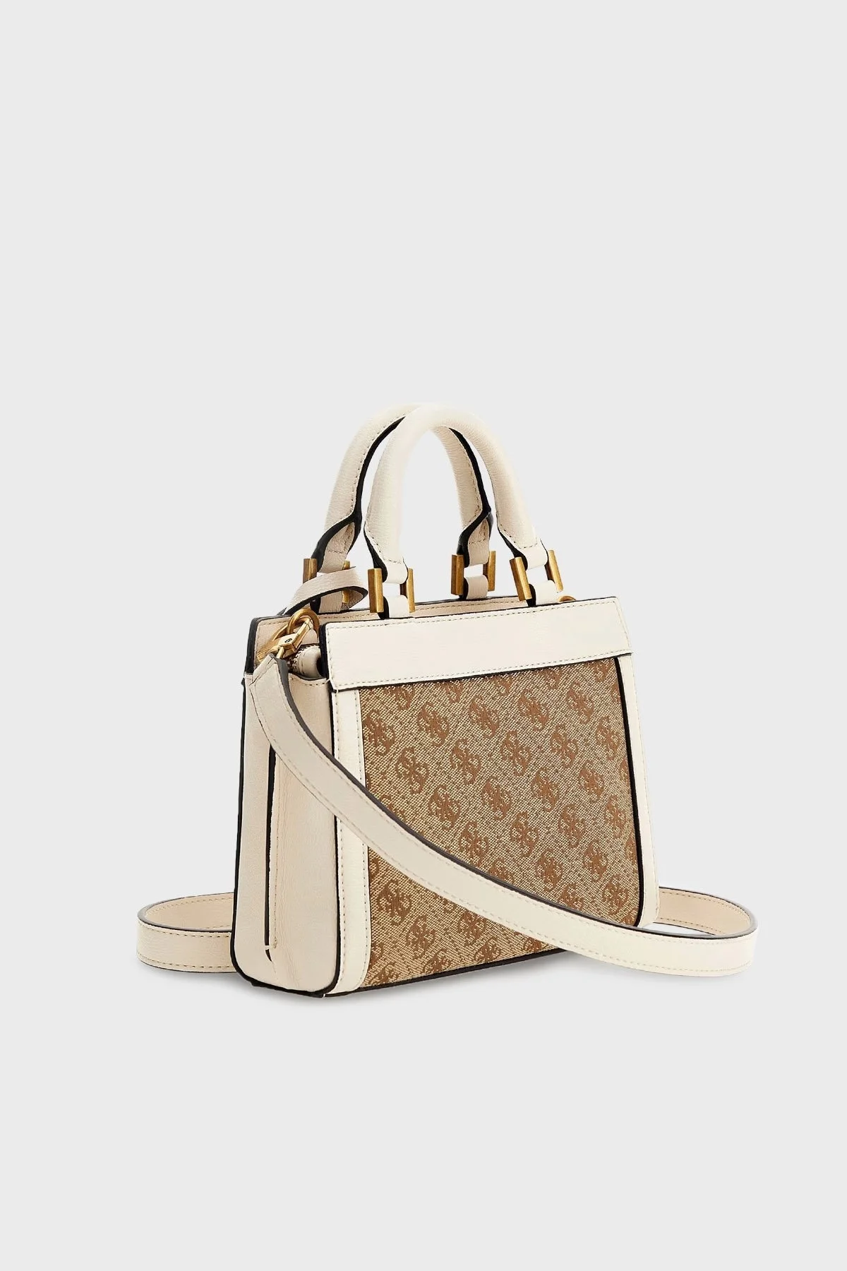 Guess Logolu Ayarlanabilir ve Çıkartılabilir Omuz Askılı Katey Bayan Çanta HWJB7870730 LLS BEJ - 2