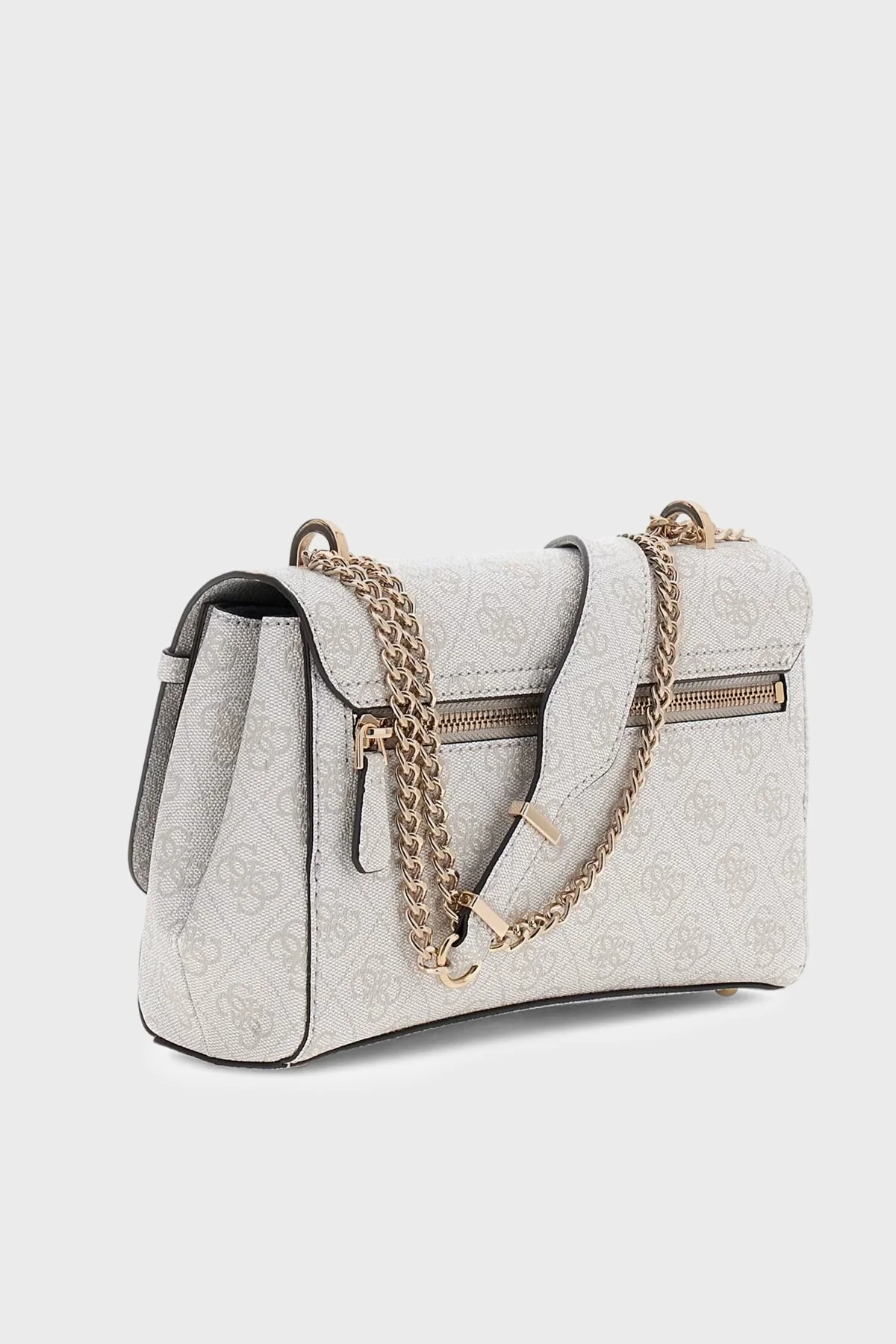 Guess Logolu Ayarlanabilir Zincir Askılı HWSG9917210 Kadın Çanta HWSG99 17210 BNN KREM - 4