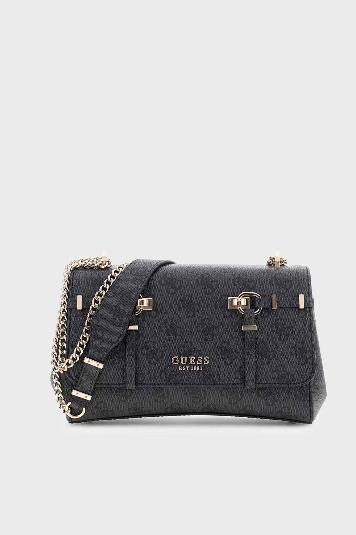 Guess Logolu Ayarlanabilir Zincir Askılı HWSG9917210 Kadın Çanta HWSG99 17210 CLO ANTRASİT - 1