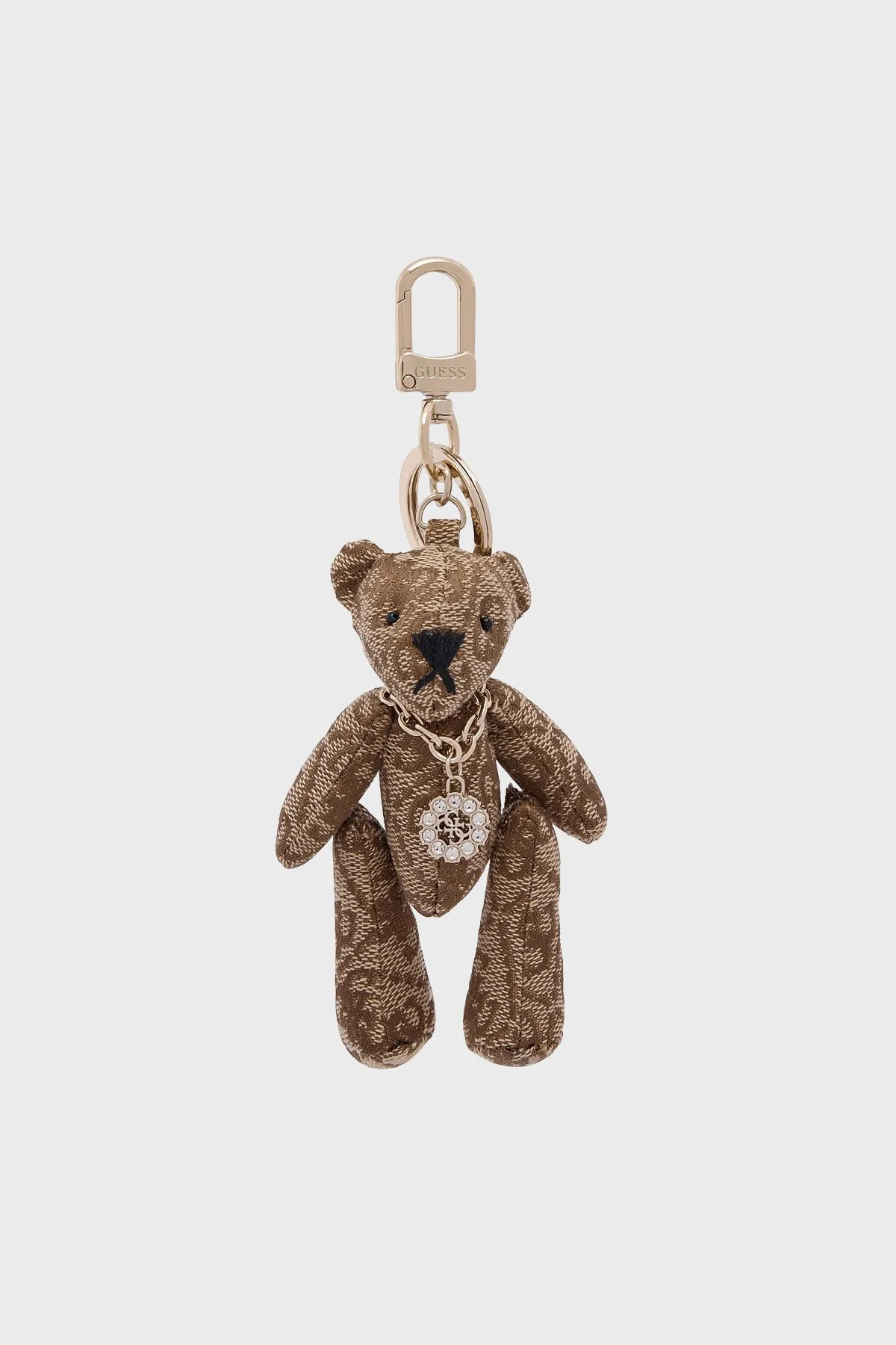 Guess Logolu Ayıcık RW7549P6101 Bayan Anahtarlık RW7549 P6101 LTL KAHVE - 1