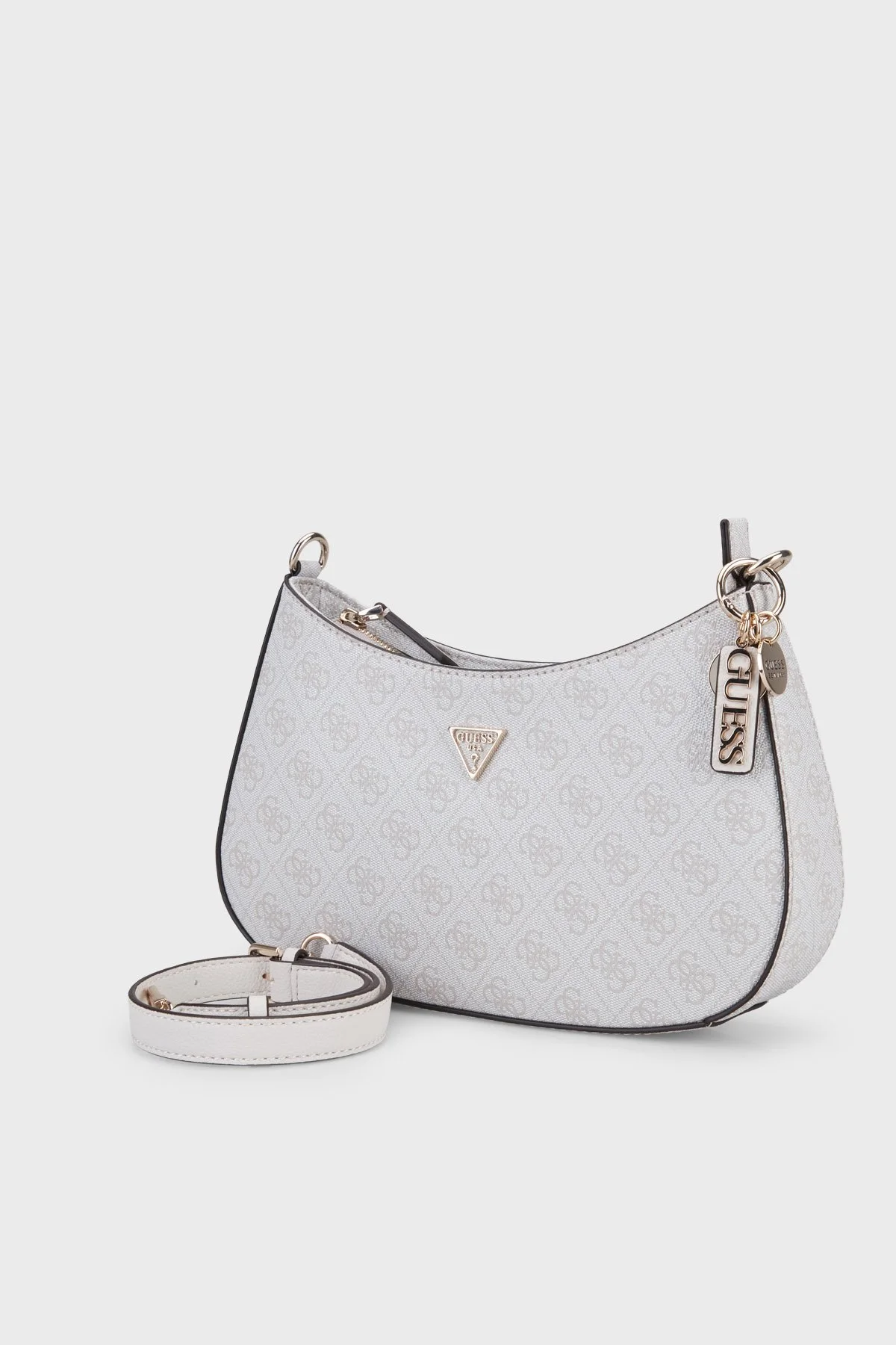 Guess Logolu Çıkarılabilir Askılı HWBG9672180 Kadın Çanta HWBG96 72180 BNN KREM - 1