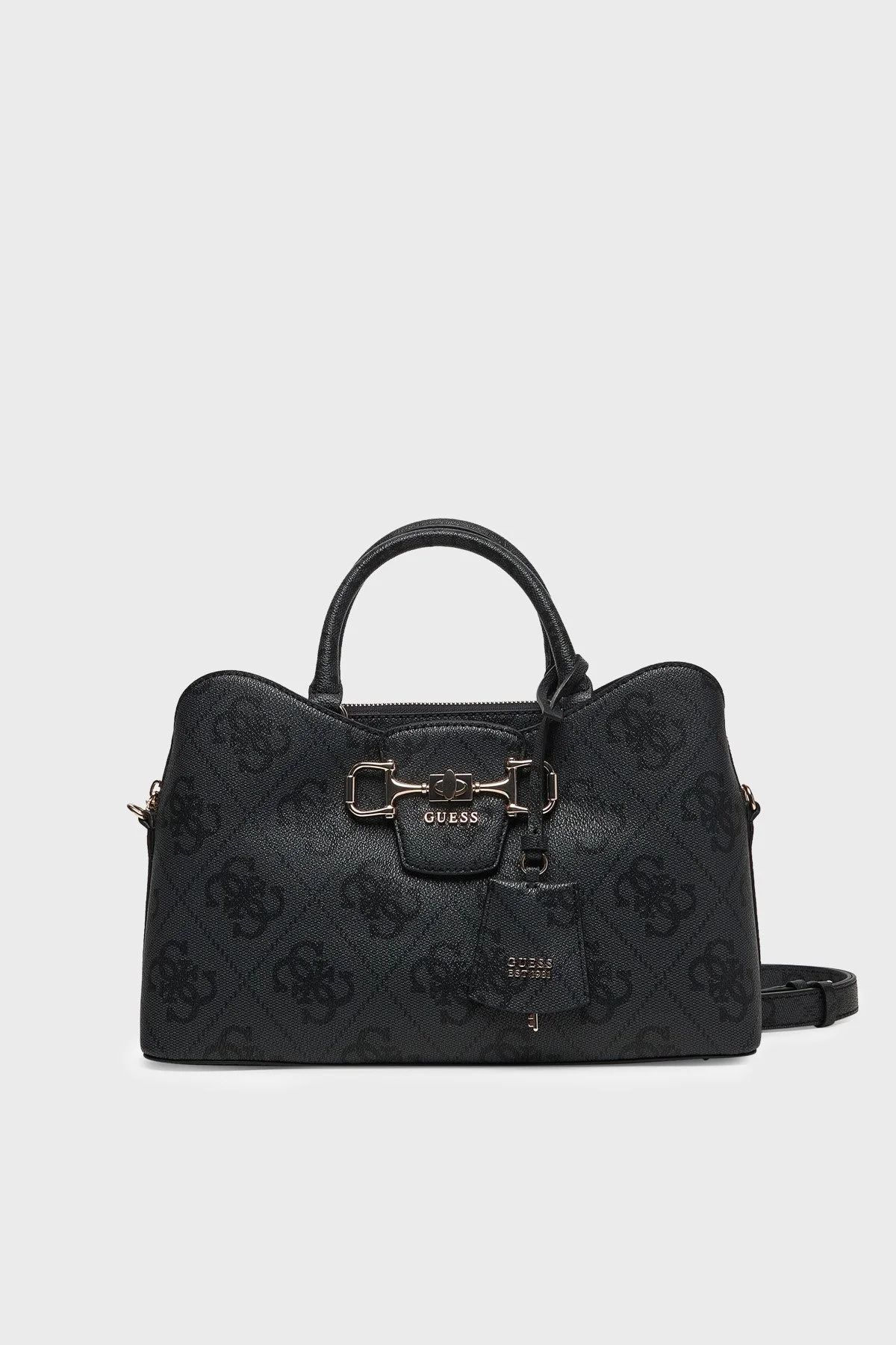 Guess Logolu Çıkarılabilir Askılı HWOS9924060 Kadın Çanta HWOS99 24060 CLO ANTRASİT - 1